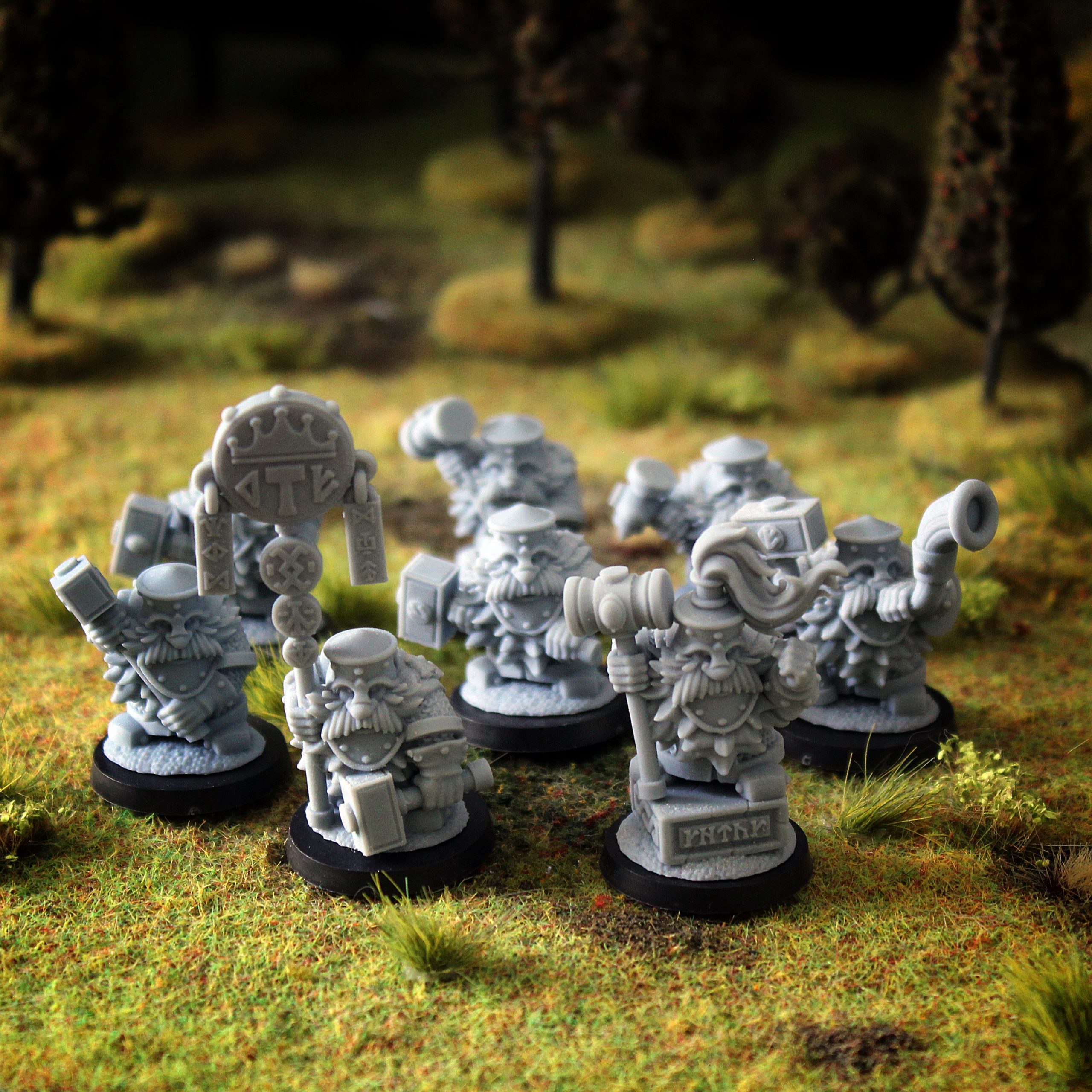 Royal Hammer Guard, Dwarves - MoM Miniatures - Image 4