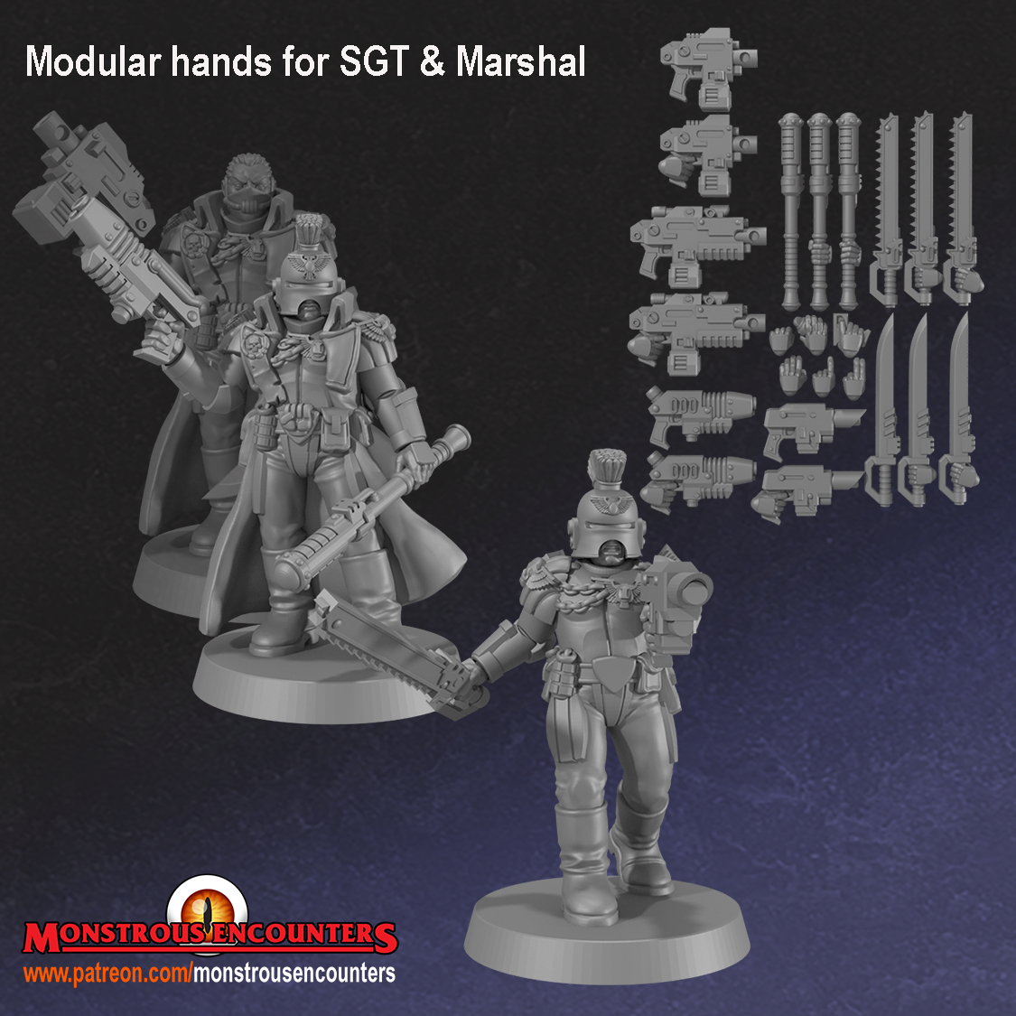 Imperial Arbiters w/ Laserifles, NECROCITY- Monstrous Encounters - Image 2