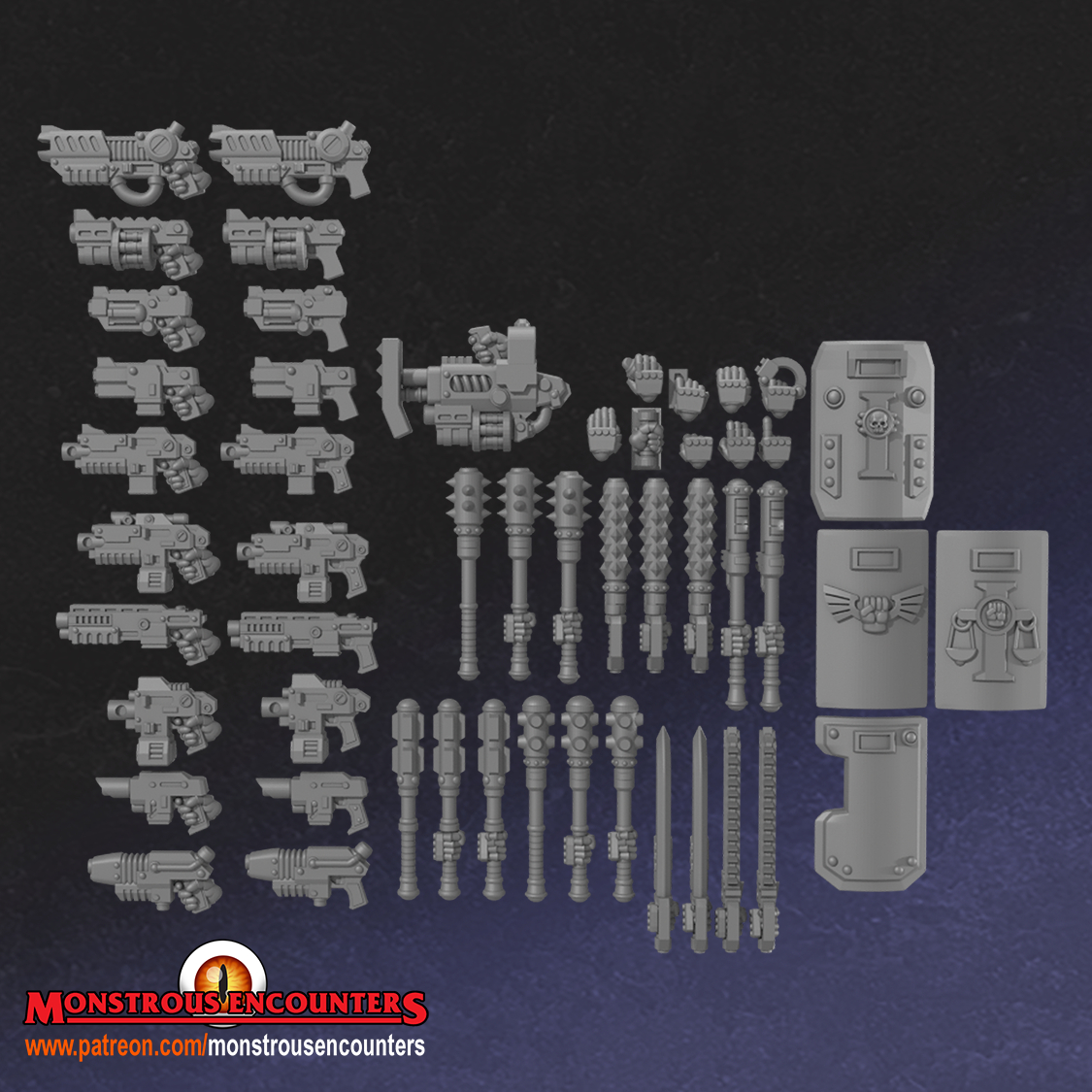 Imperial Arbiters w/Modular Weapon Hands, NECROCITY- Monstrous Encounters (Copy) - Image 2