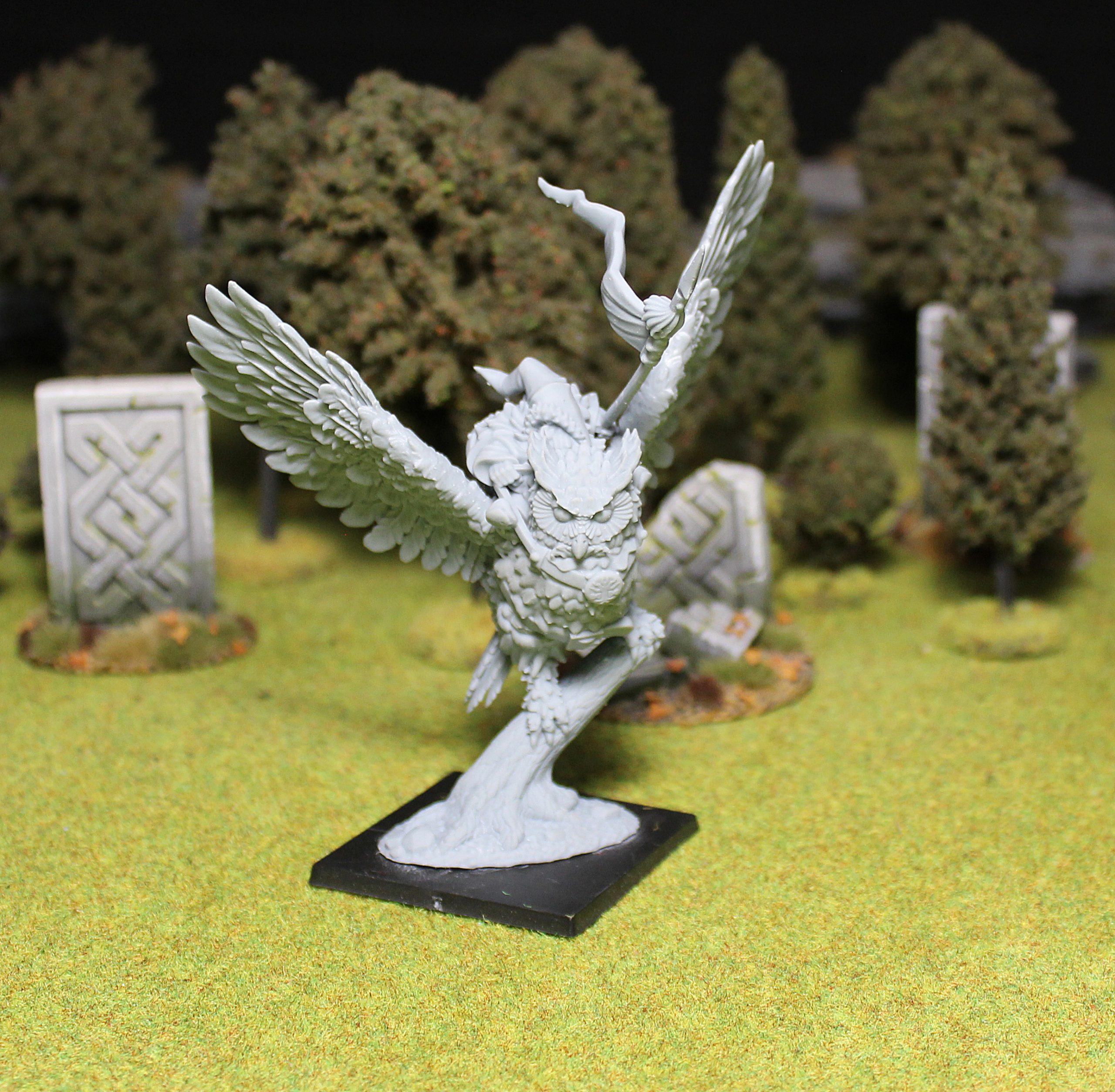 Lord Dwarf on Owl, Dwarves - MoM Miniatures - Image 4