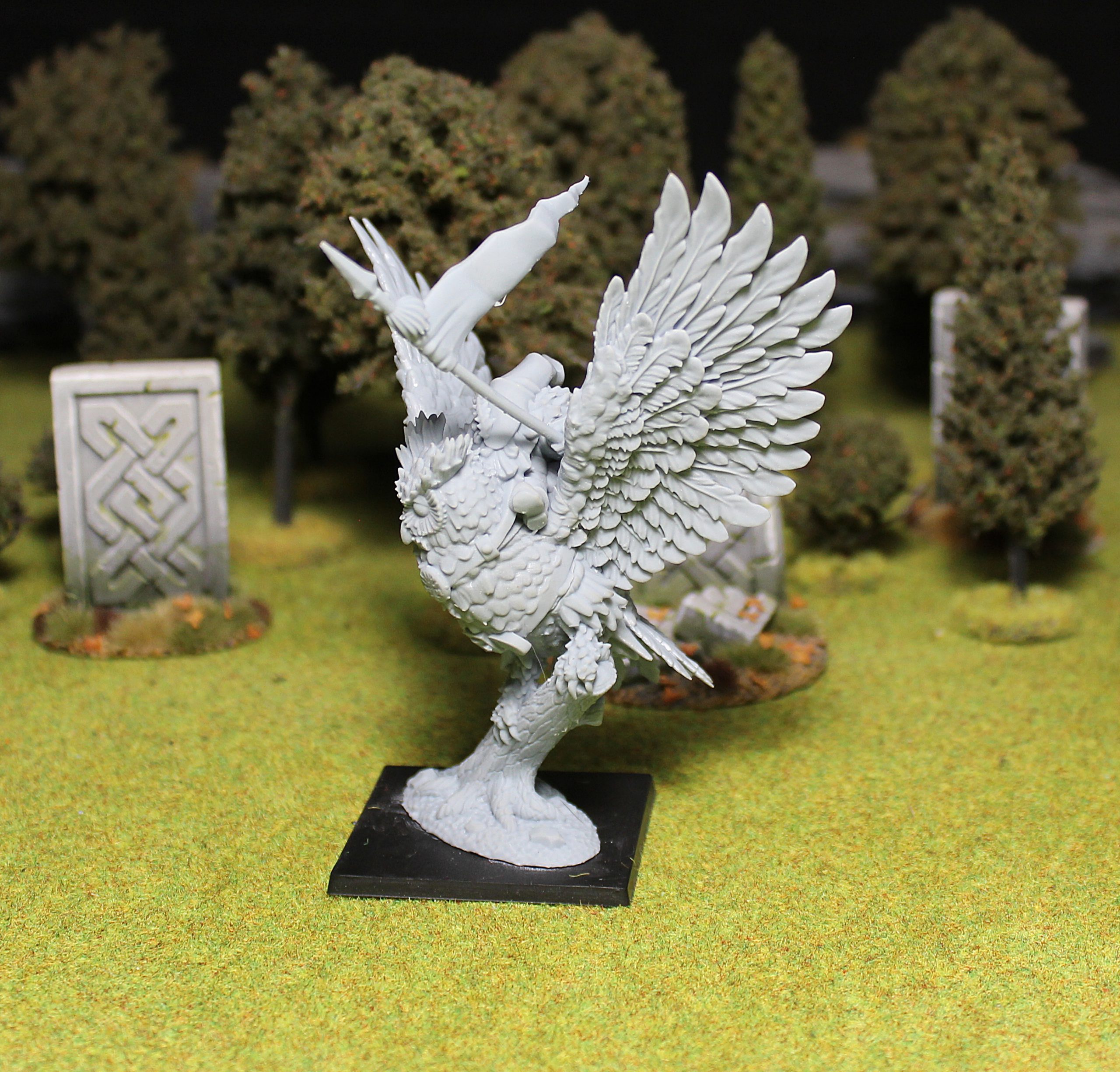 Lord Dwarf on Owl, Dwarves - MoM Miniatures - Image 5