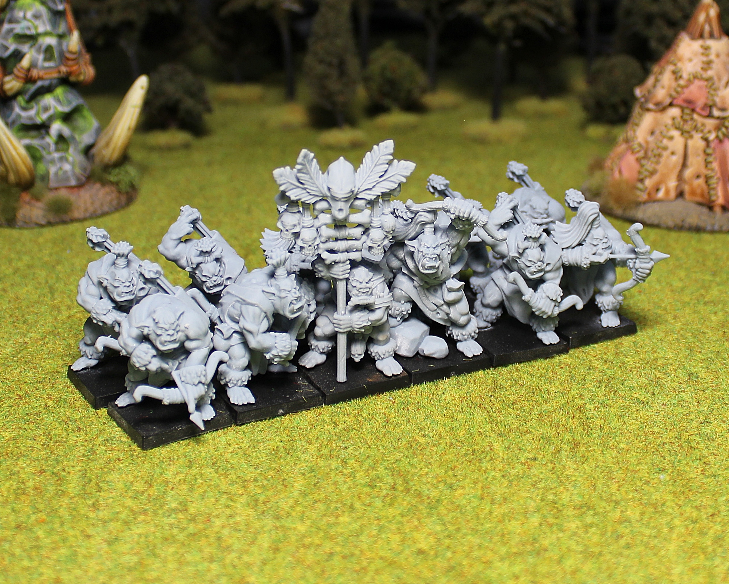Wild Orc Archers, Orcs and Goblins- MoM Miniatures