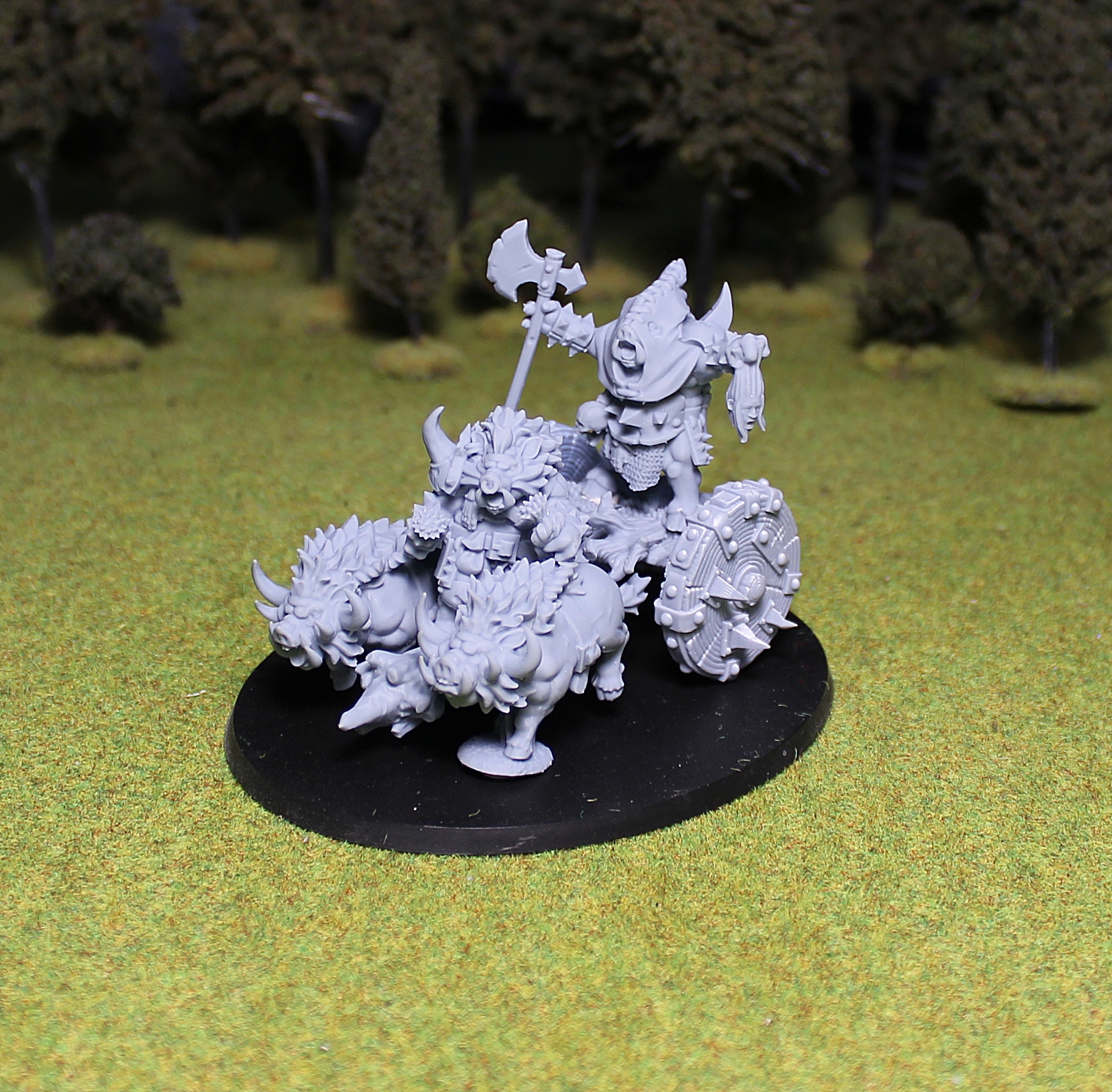 Pigmen Cart, Chaos - MoM Miniatures