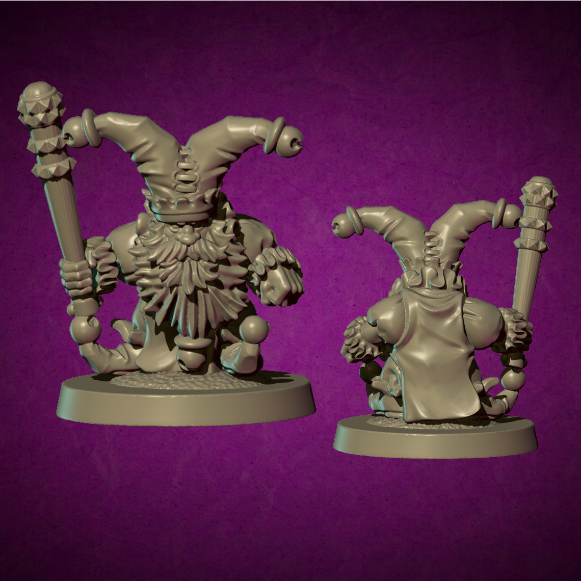 Dwarf Jester, Dwarves - MoM Miniatures