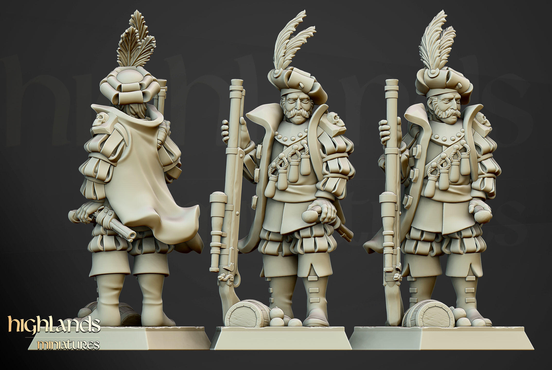 Otto von Schrute, Sunland- Highlands Miniatures