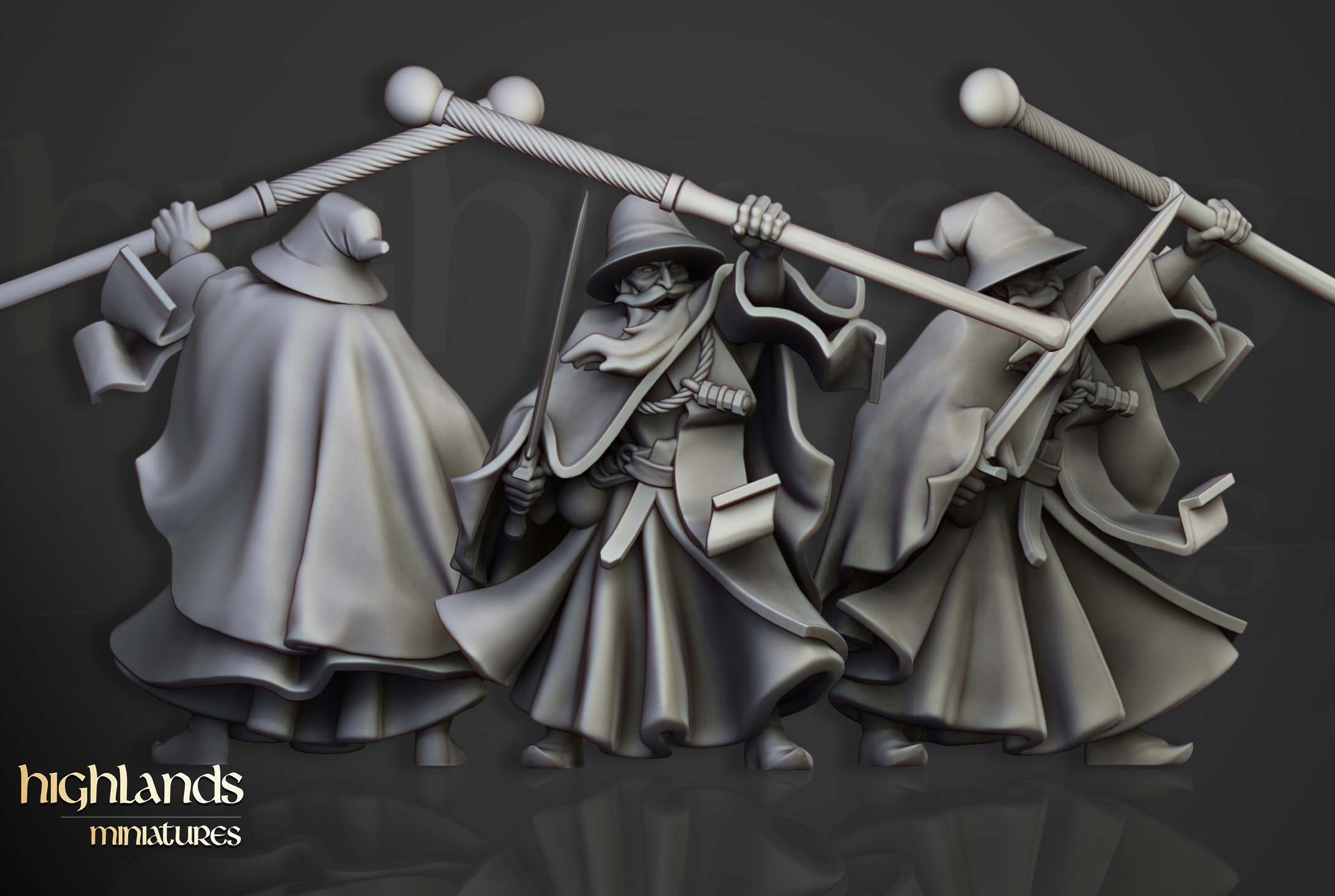 Mage of Healing, Sunland- Highlands Miniatures