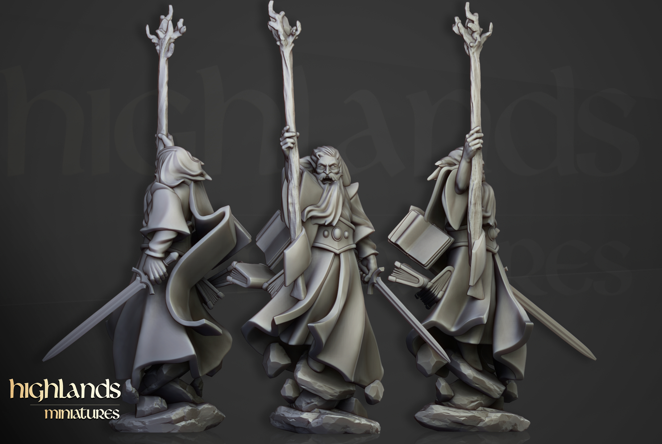 Mage of Light, Sunland- Highlands Miniatures