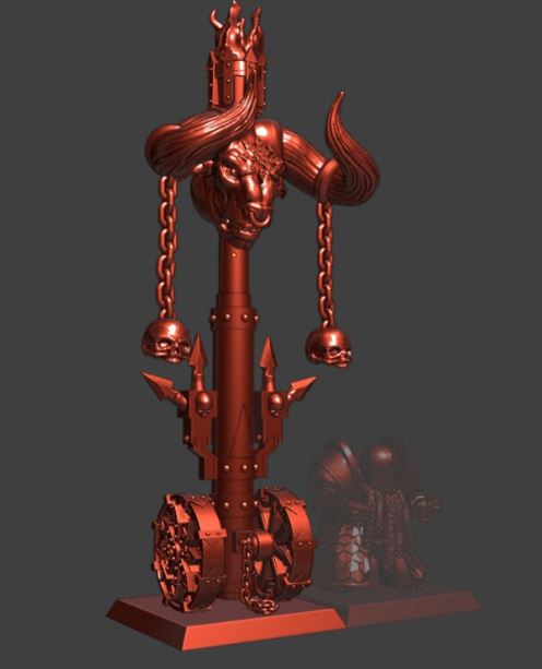 Meshymesh Evil Dwarf Mobile Unit Filler Banner