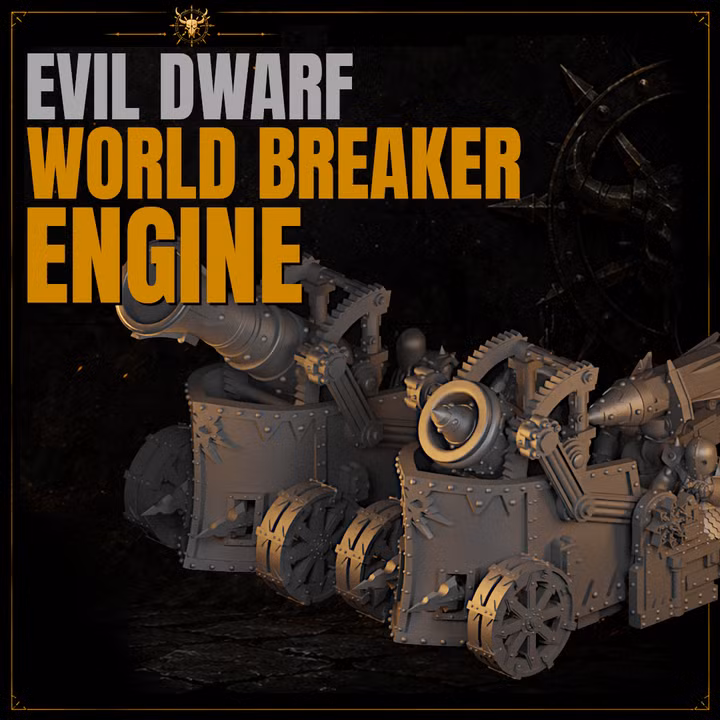 Evil Dwarf Worldbreaker Engine – MeshyMesh