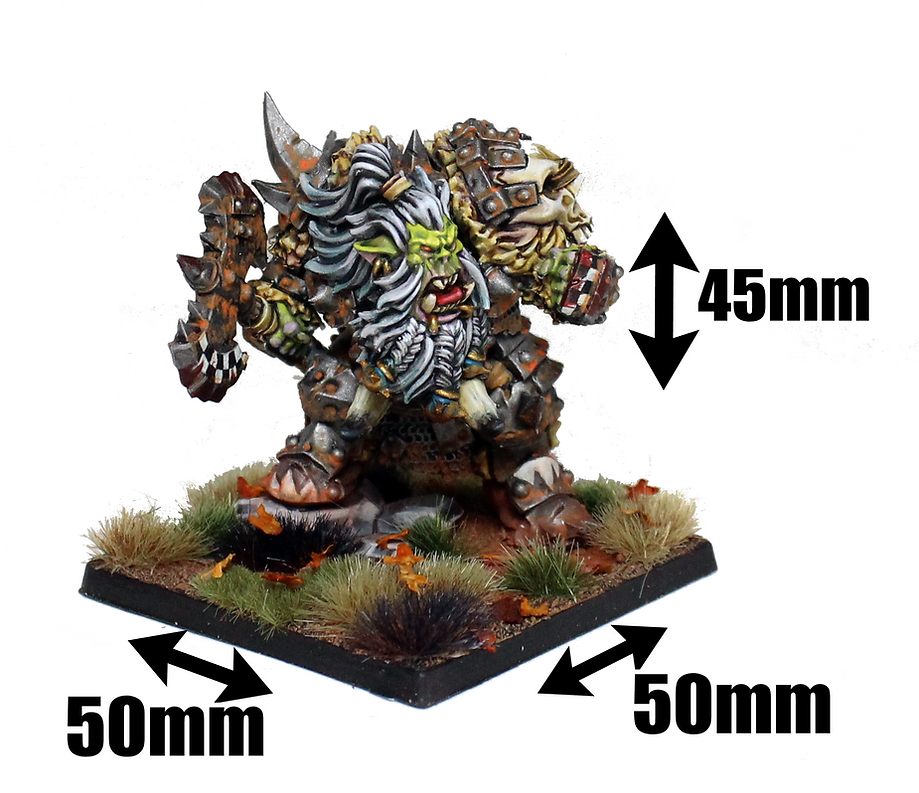 Orc Warlord, Orcs and Goblins- MoM Miniatures