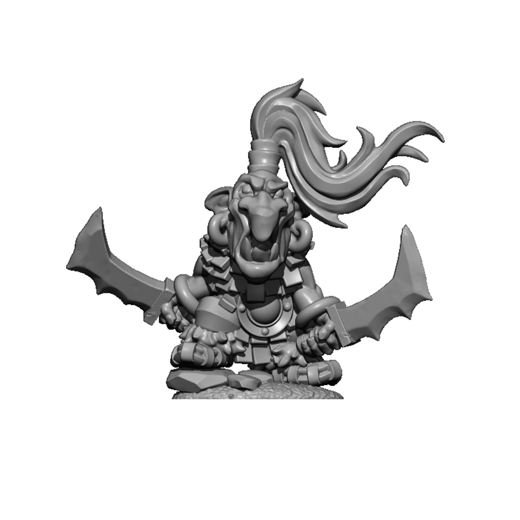Goblin Chief, Orcs and Goblins - MoM Miniatures