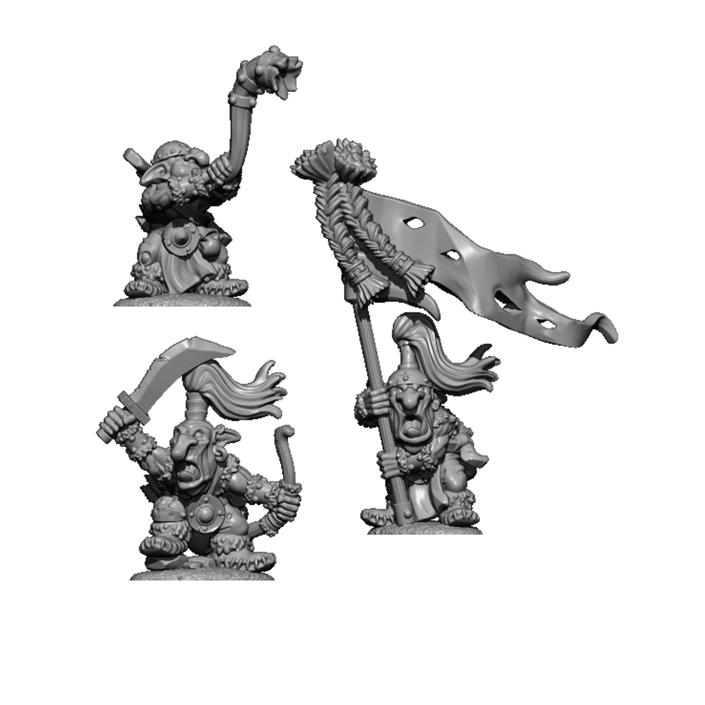 Goblin Archers, Orcs and Goblins - MoM Miniatures - Image 3