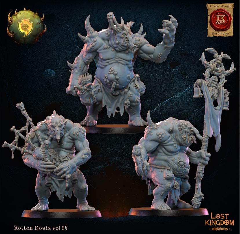 Noxious Trolls Unit inc Command Group, Rotten Hosts, Lost Kingdom