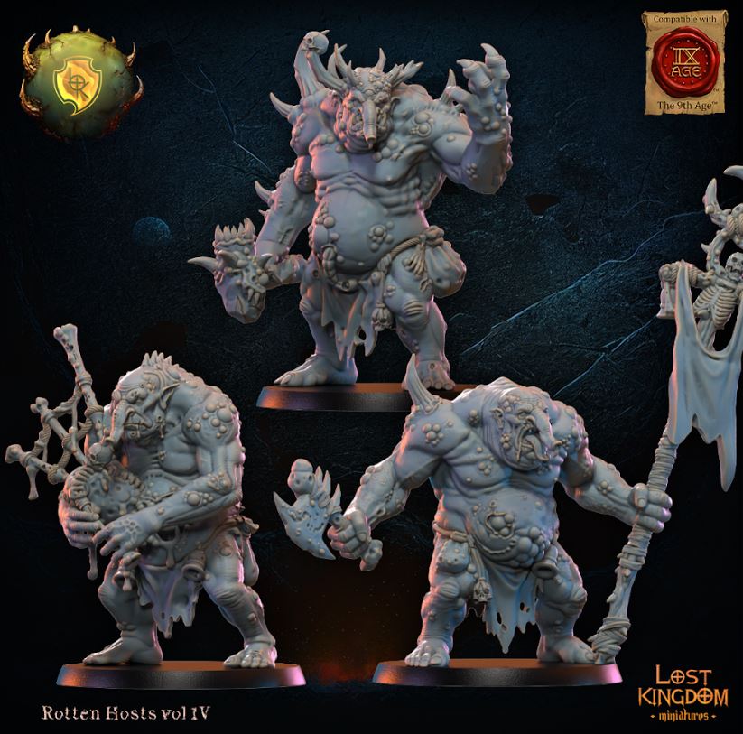 Noxious Trolls Unit inc Command Group, Rotten Hosts, Lost Kingdom - Image 5