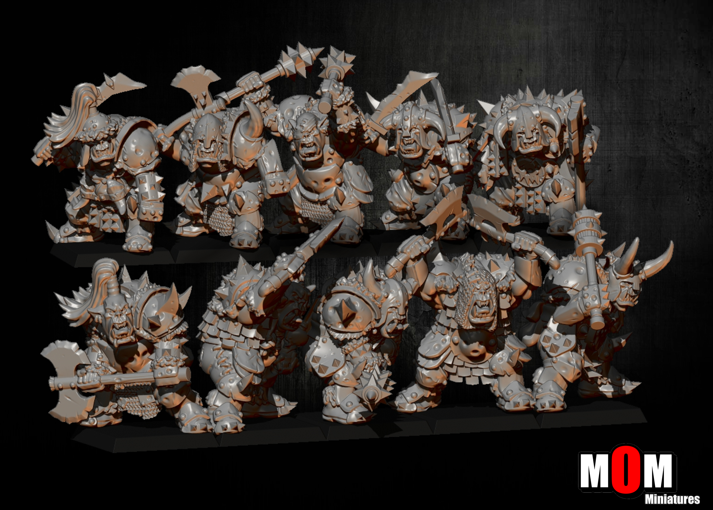 Dark Orcs, Orcs and Goblins - MoM Miniatures