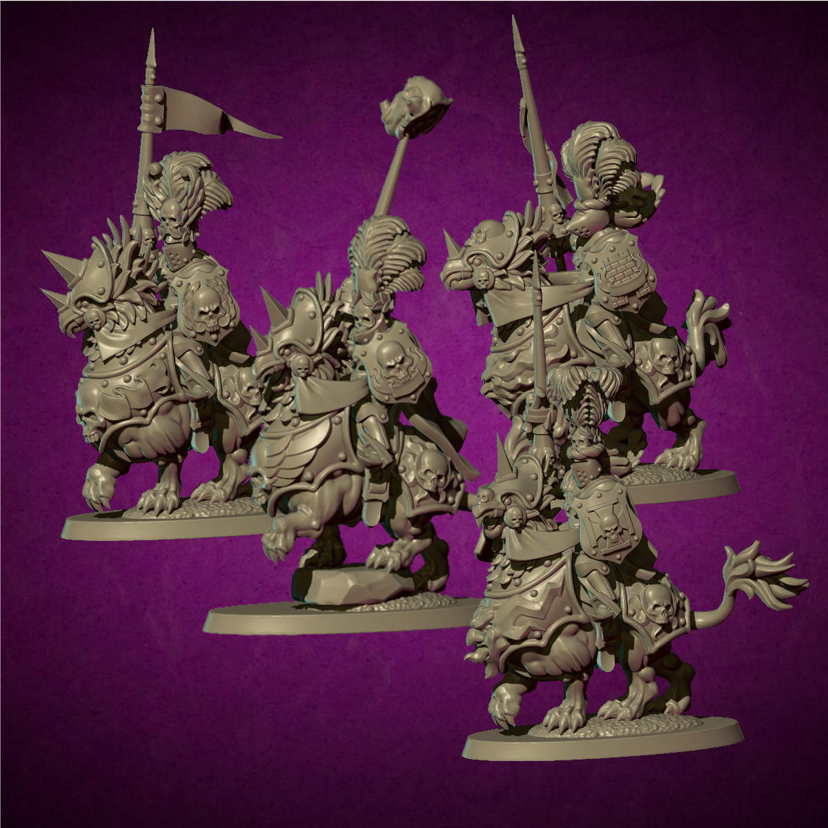 Demigryphs, Bornland - MoM Miniatures
