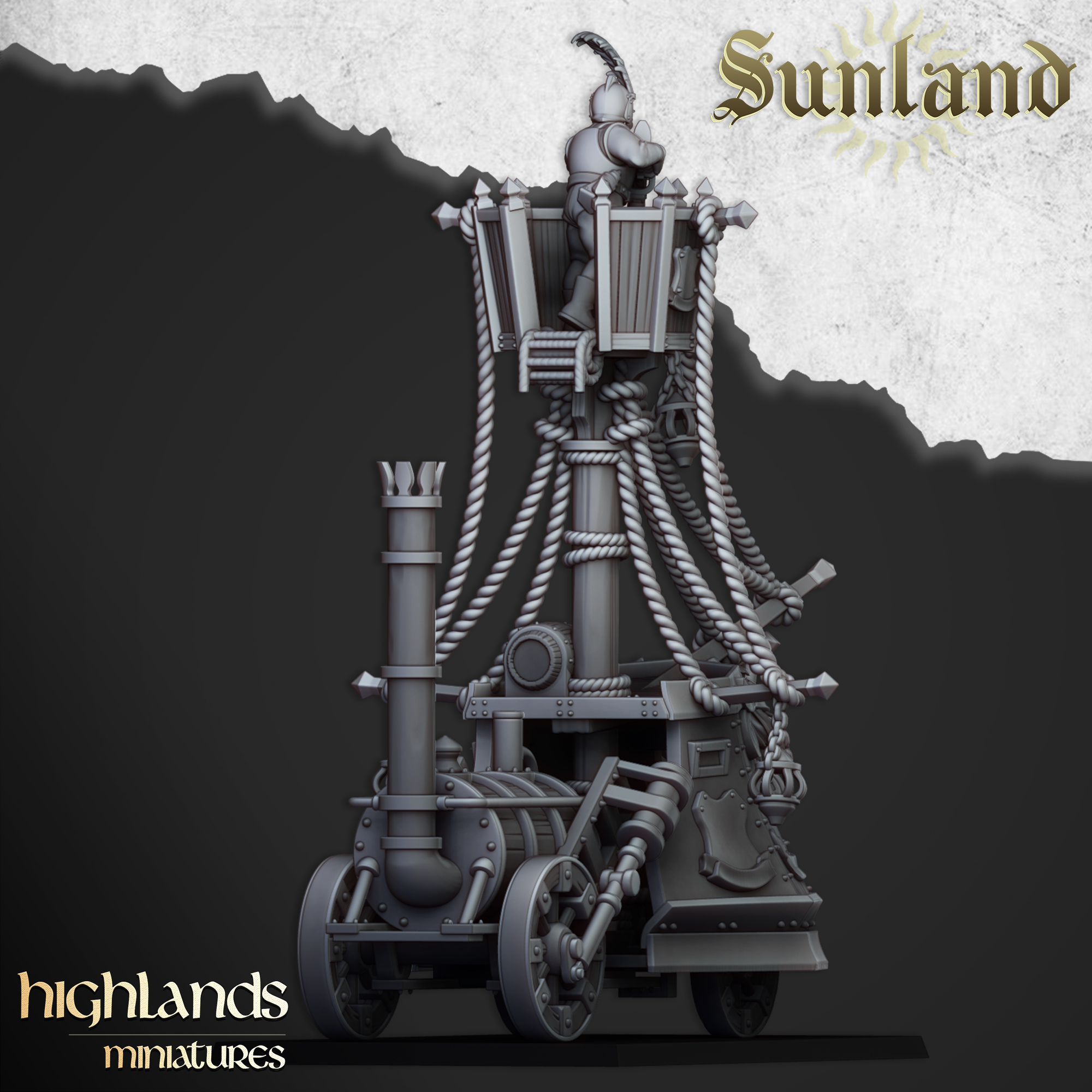 Sunland Ironclad Landship , Sunland- Highlands Miniatures - Image 2
