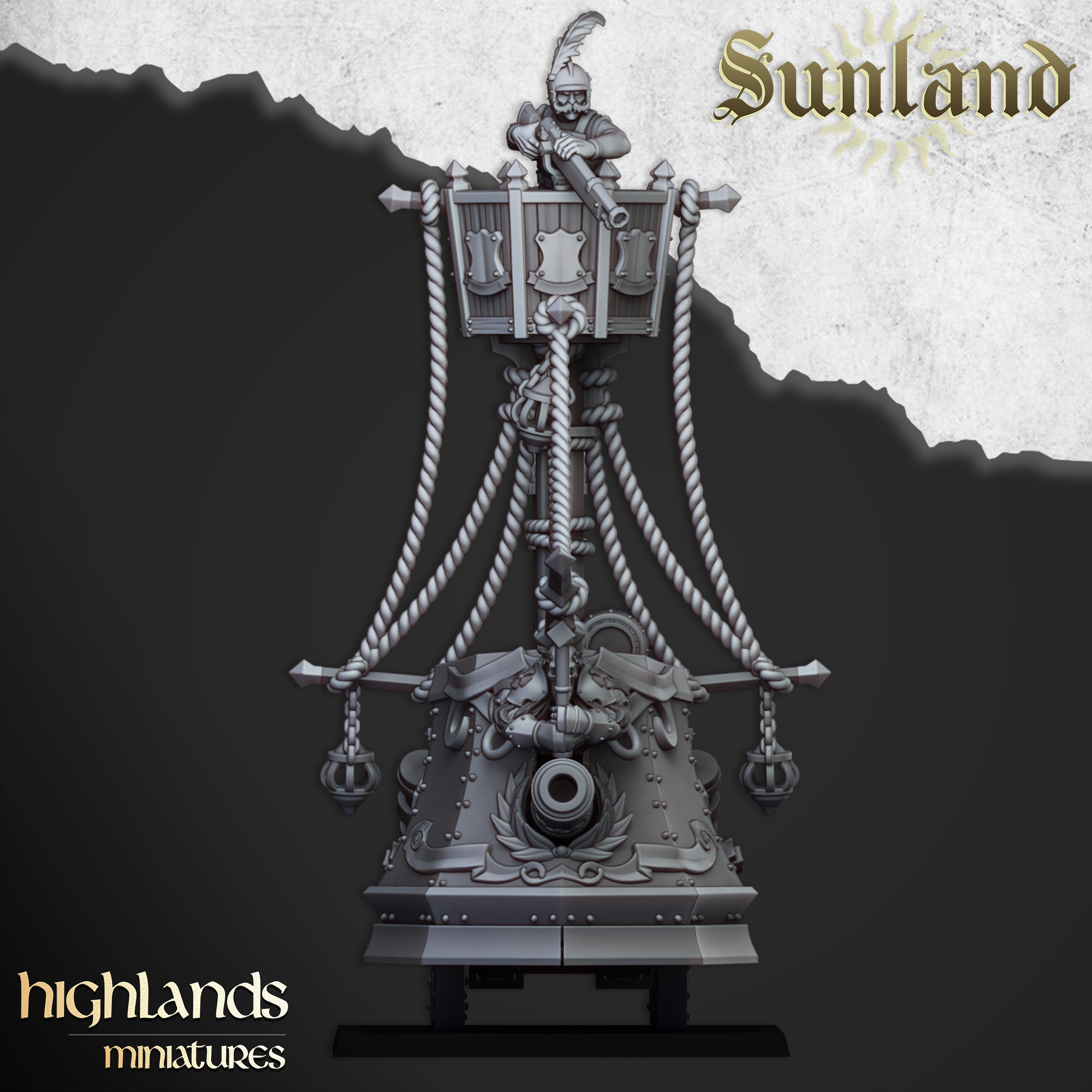 Sunland Ironclad Landship , Sunland- Highlands Miniatures - Image 7