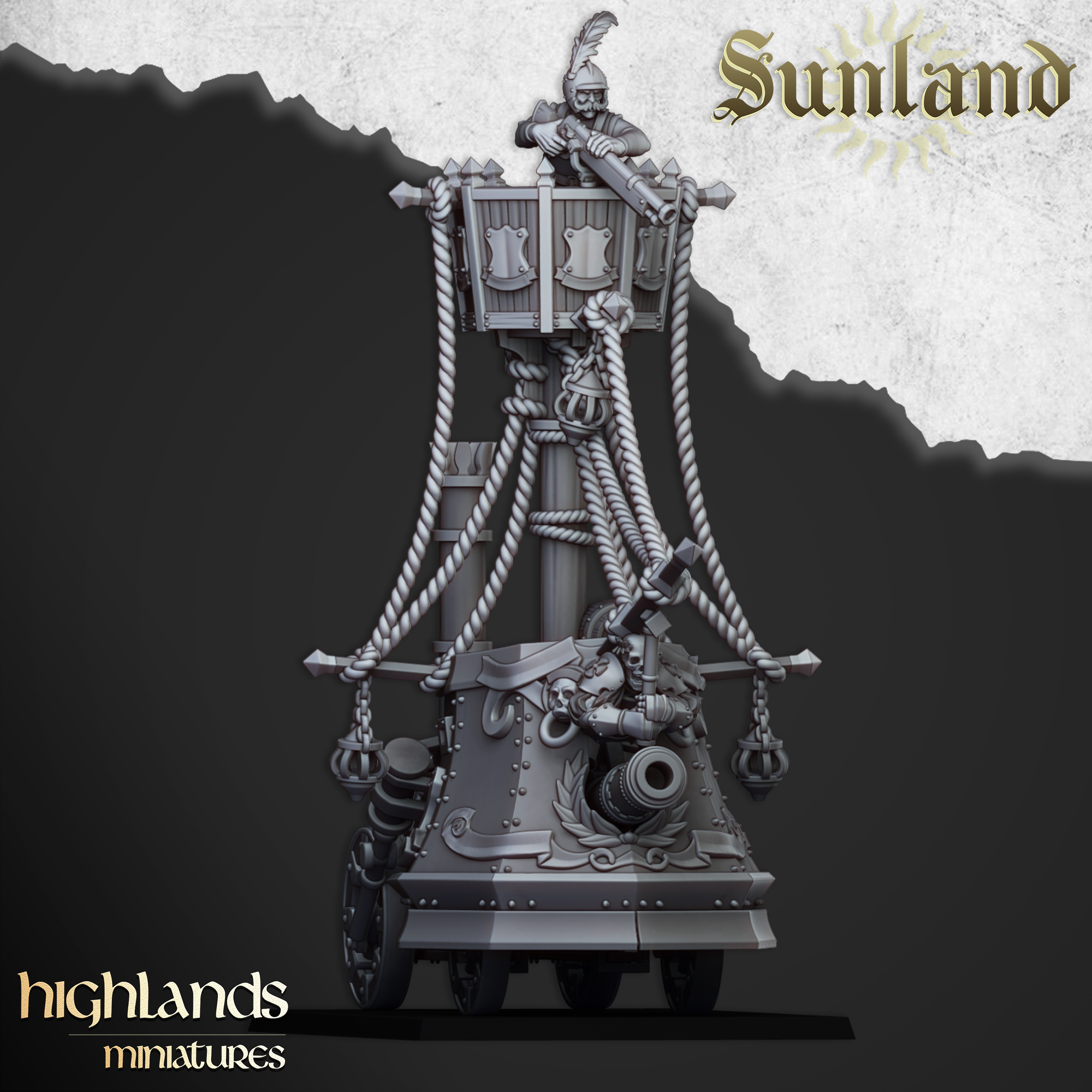Sunland Ironclad Landship , Sunland- Highlands Miniatures - Image 5