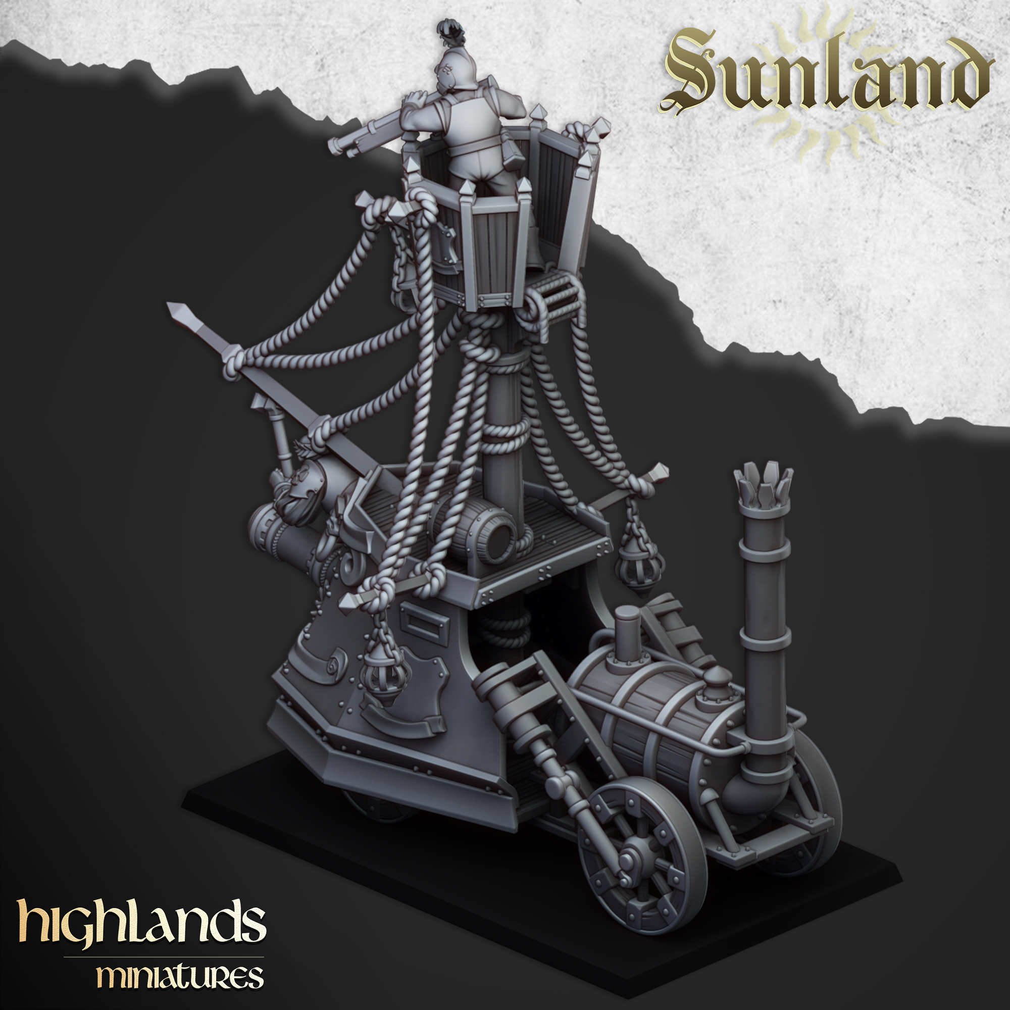 Sunland Ironclad Landship , Sunland- Highlands Miniatures - Image 4