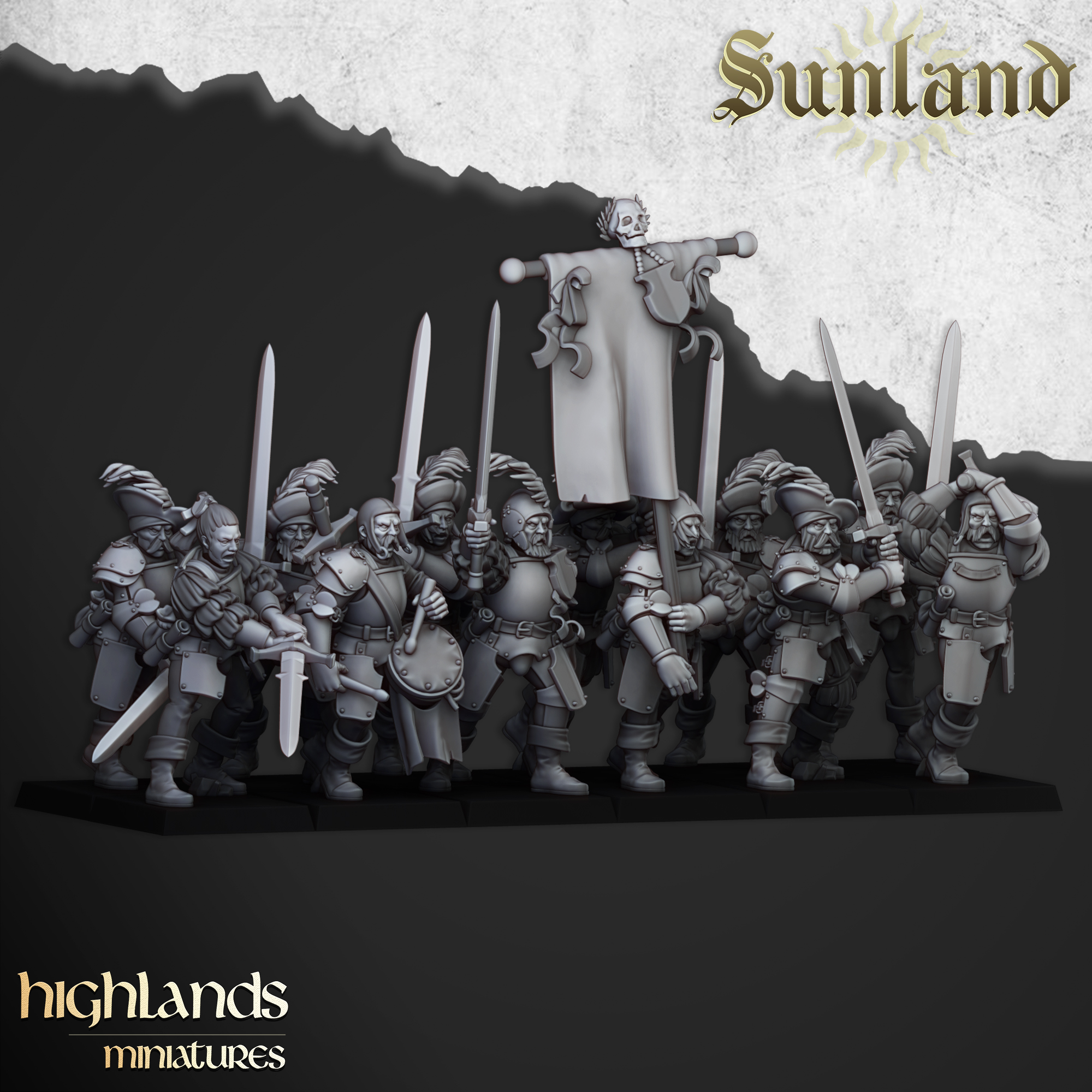 Sunland Landsknechts, Sunland- Highlands Miniatures - Image 15