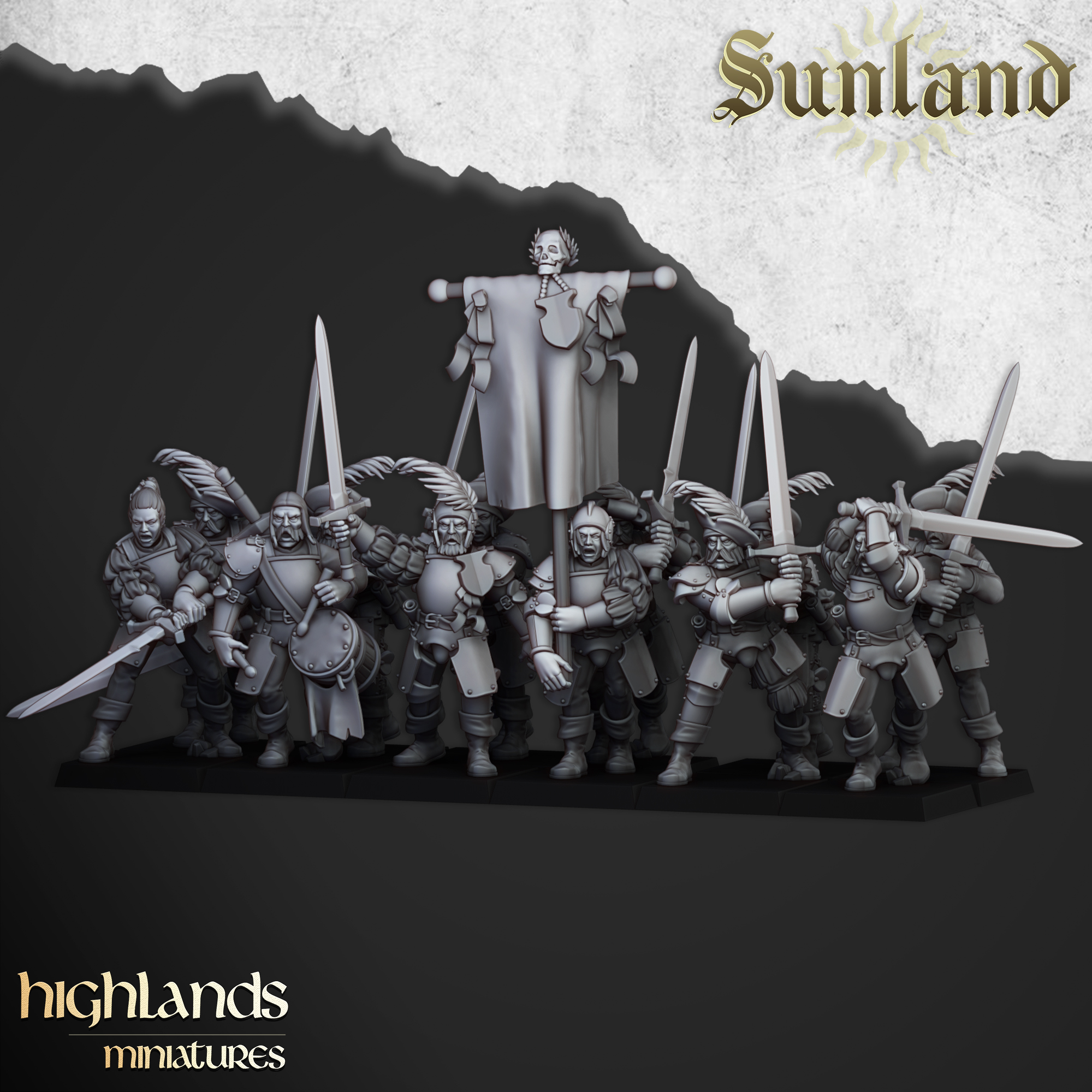 Sunland Landsknechts, Sunland- Highlands Miniatures - Image 16