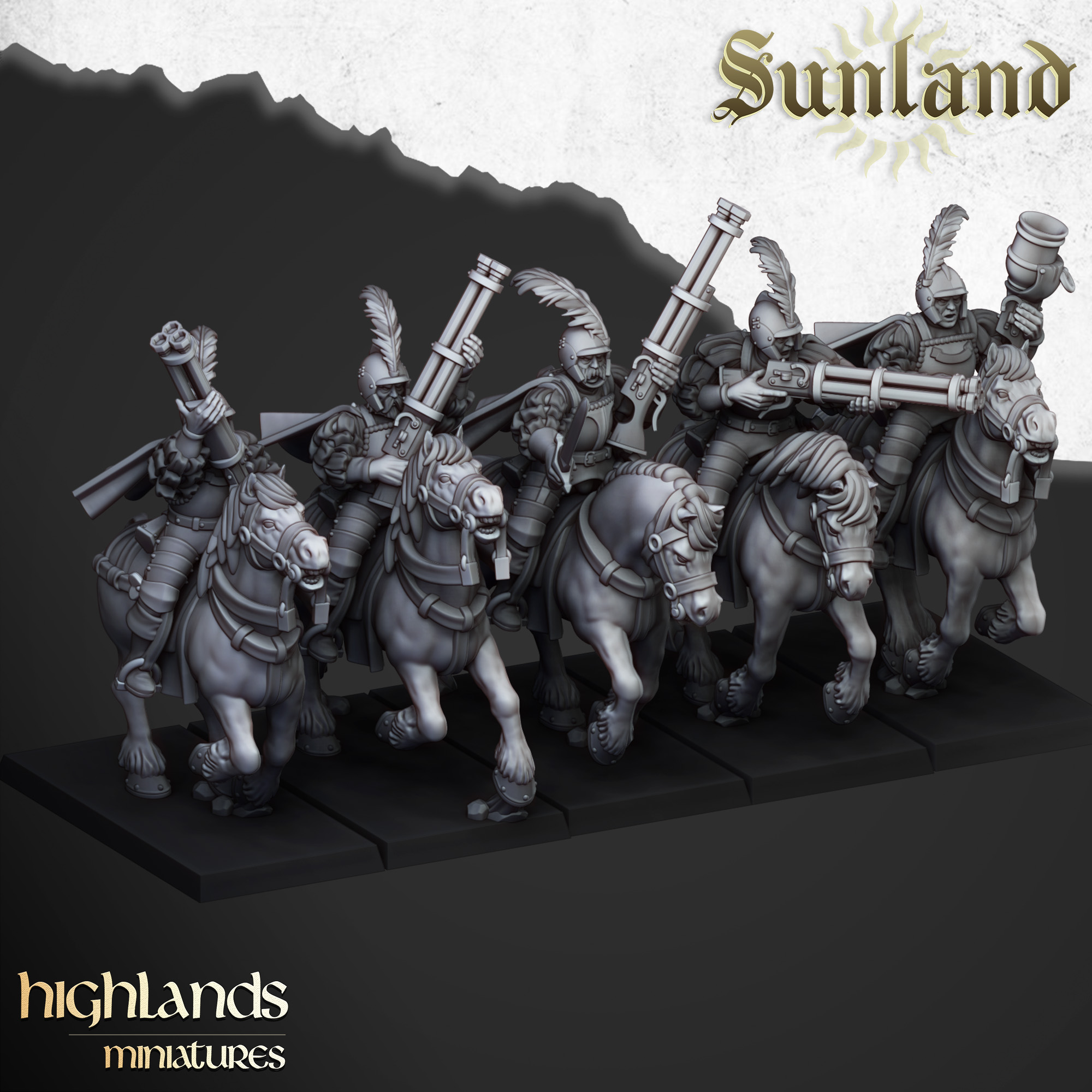 Sunland Outriders, Sunland - Highlands Miniatures