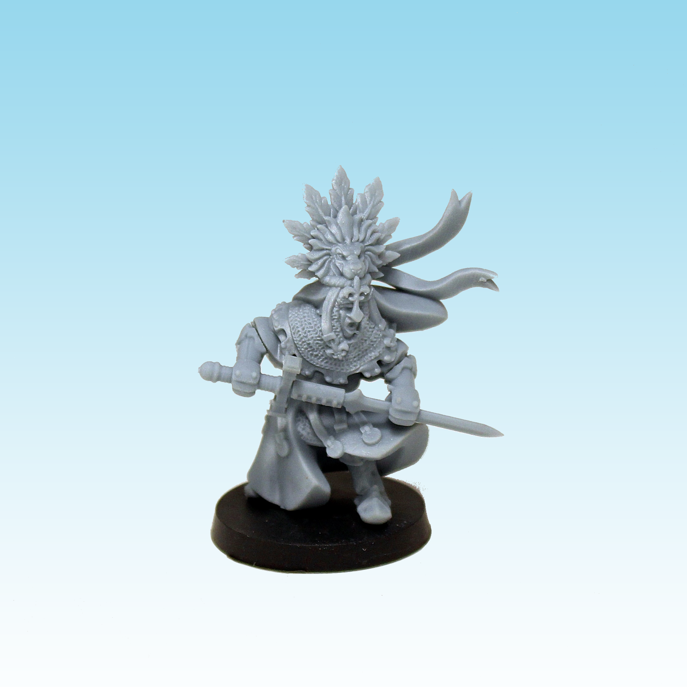 Knight of the Lion, Siellan - MoM Miniatures