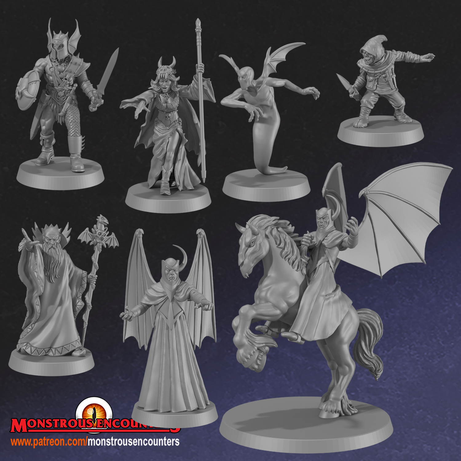Villains of the Realm Set 1, HQ- Monstrous Encounters