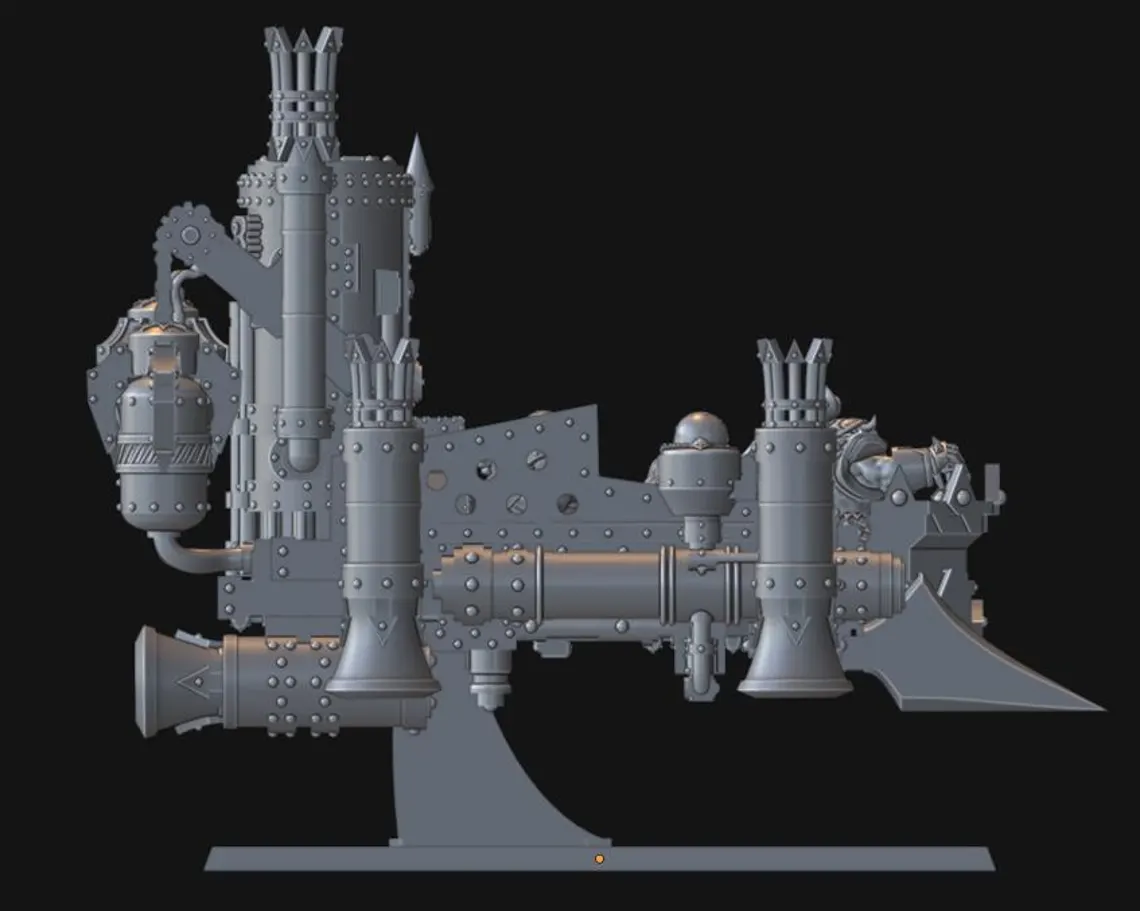 Meshymesh Evil Dwarf Iron War Barge - Image 10