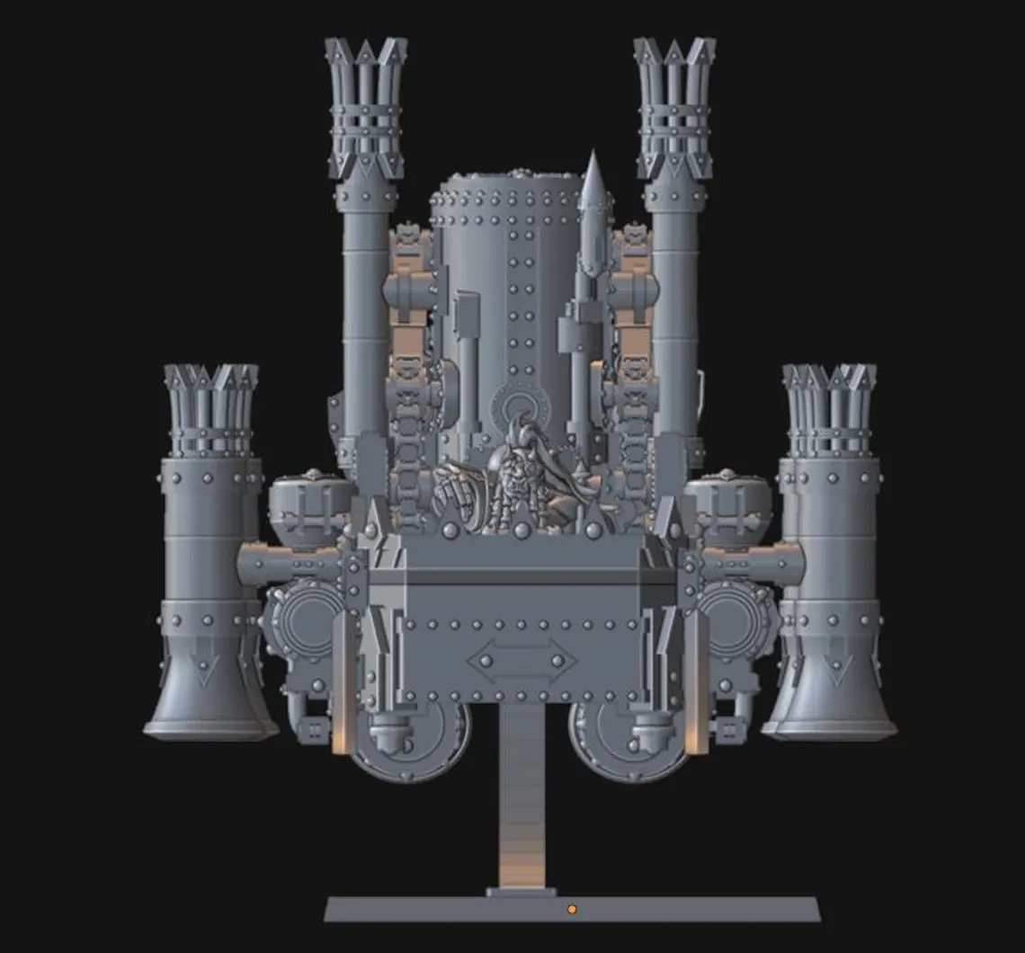Meshymesh Evil Dwarf Iron War Barge - Image 4