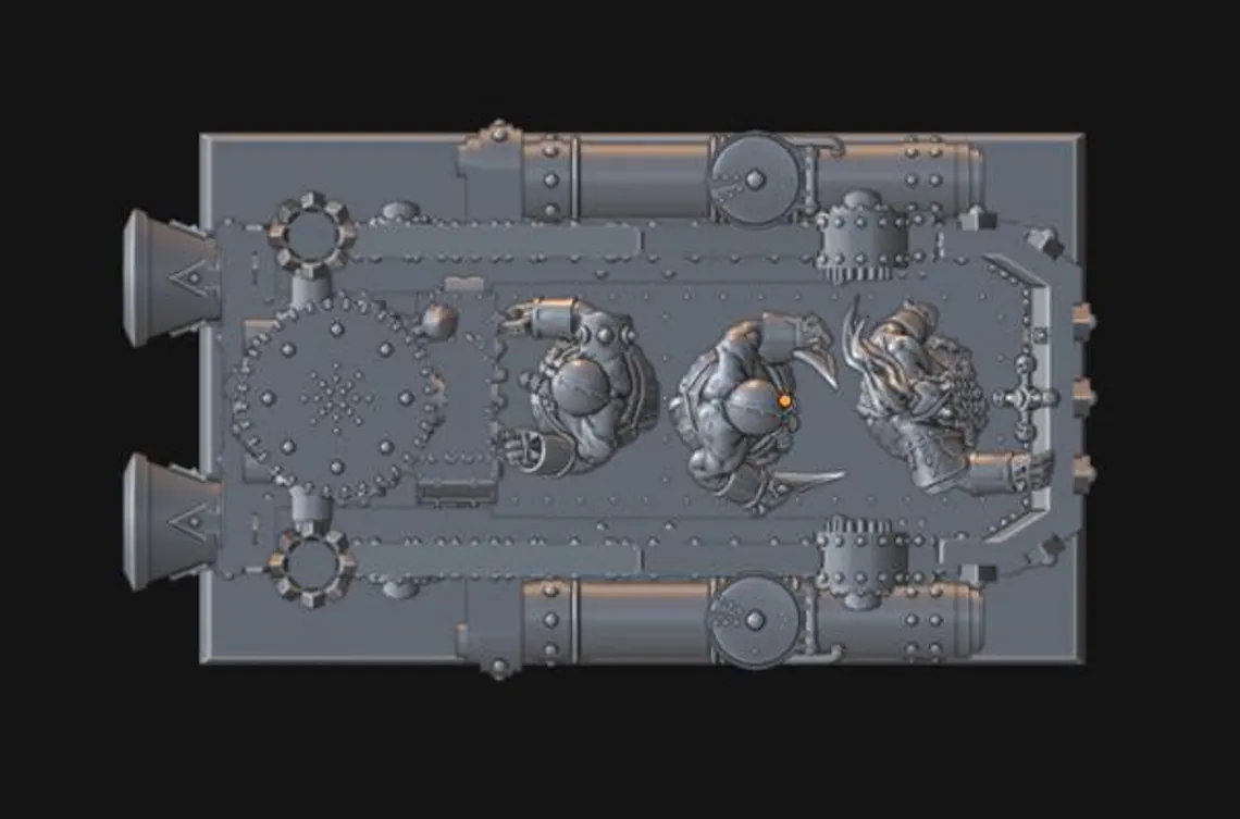 Meshymesh Evil Dwarf Iron War Barge - Image 6