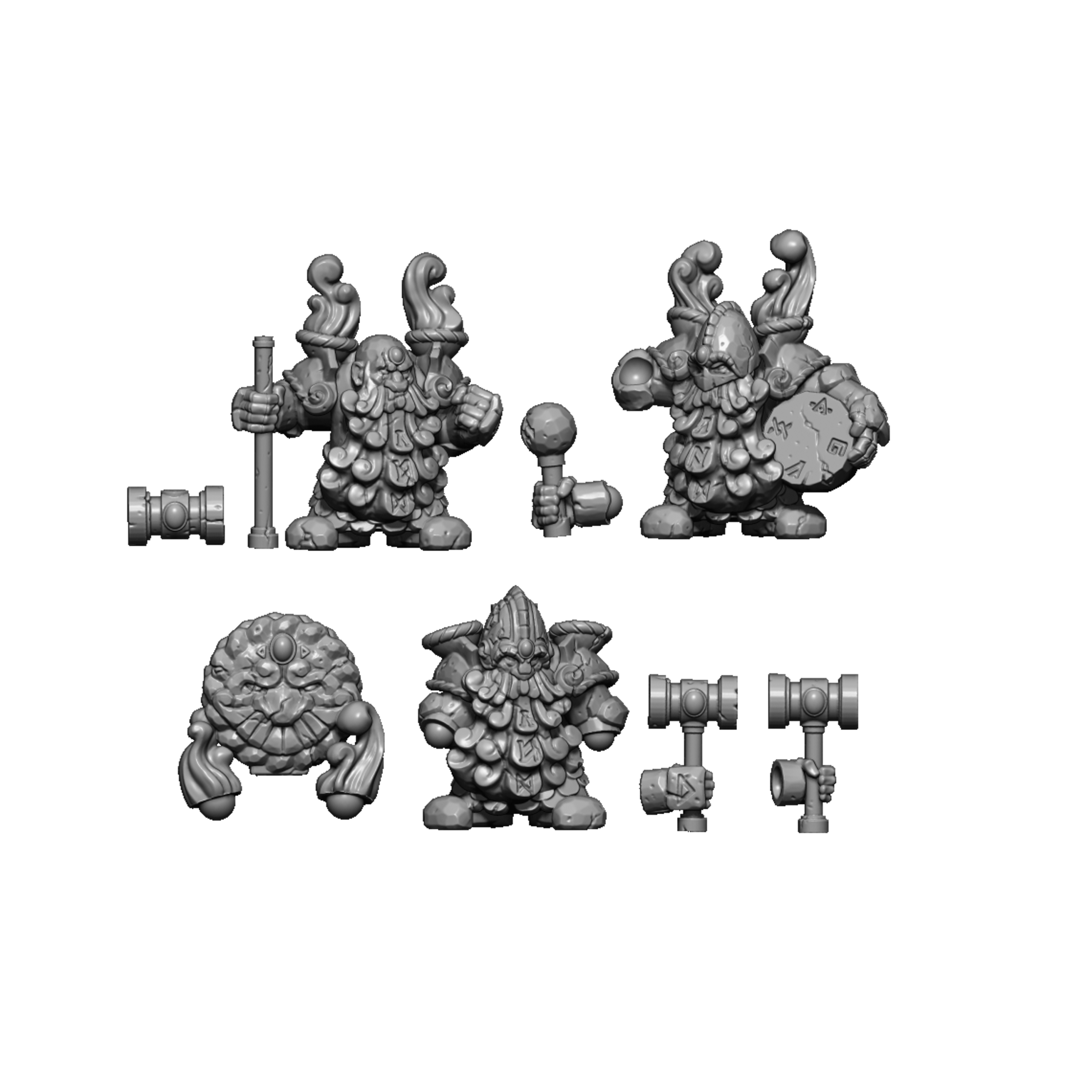 Runic Guardians, Dwarves - MoM Miniatures - Image 3