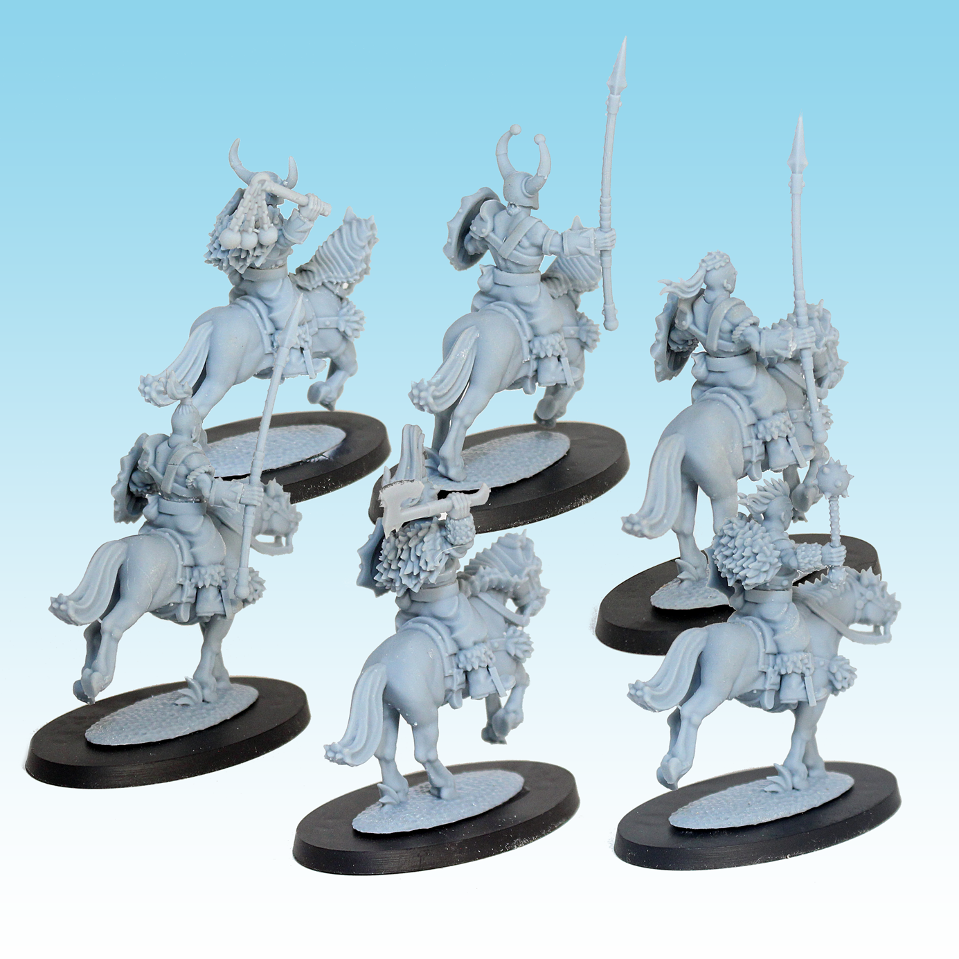 Barbarian Cavalry, Chaos - MoM Miniatures - Image 3
