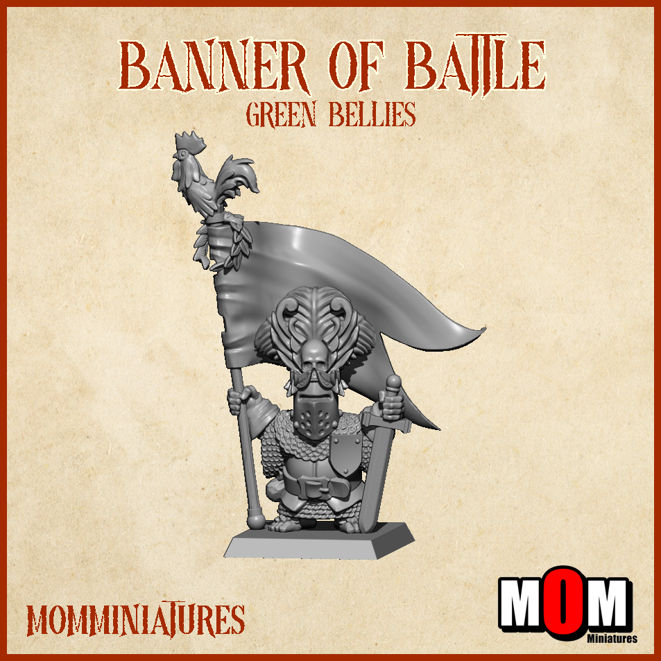 Banner of Battle, Green Bellies - MoM Miniatures