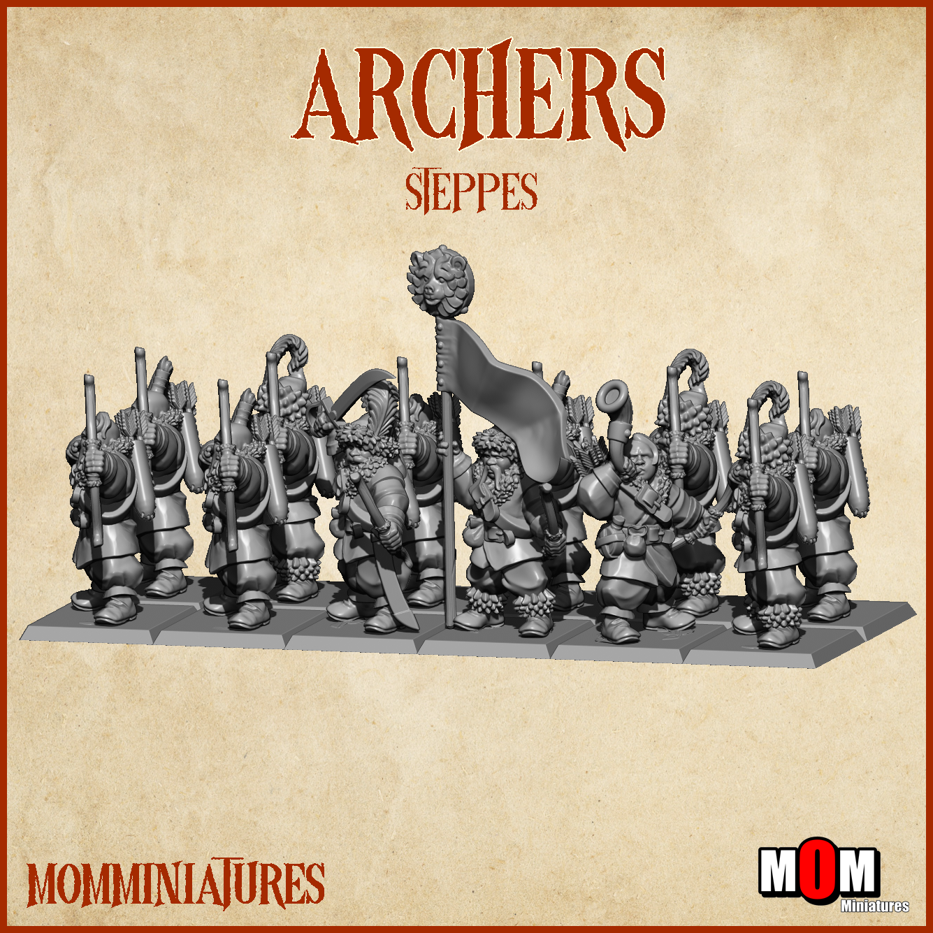 Archers, Steppes - MoM Miniatures