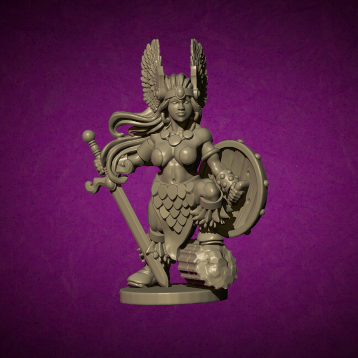 Barbarian Woman 2, Dungeon - MoM Miniatures