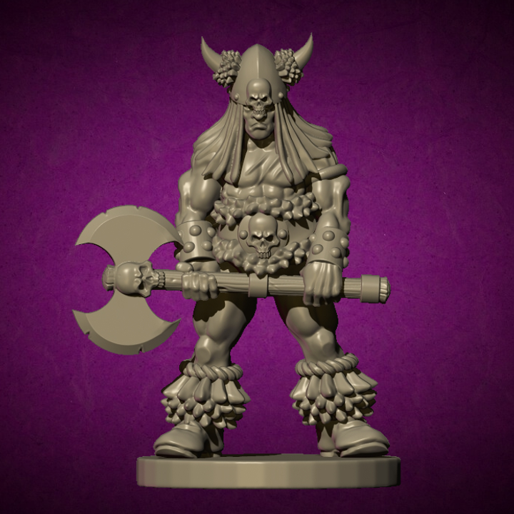 Barbarian 3, Dungeon - MoM Miniatures