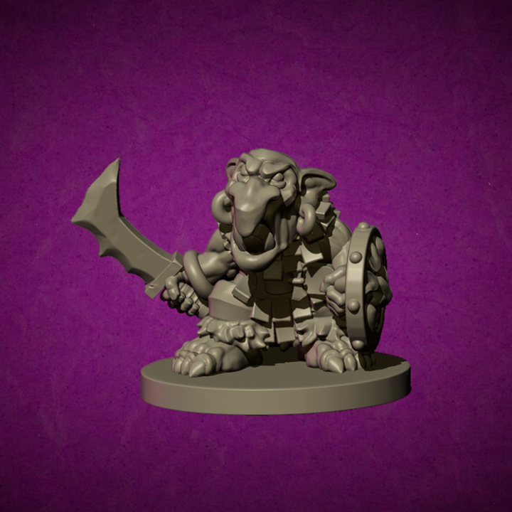 Goblin Warrior, Dungeon - MoM Miniatures