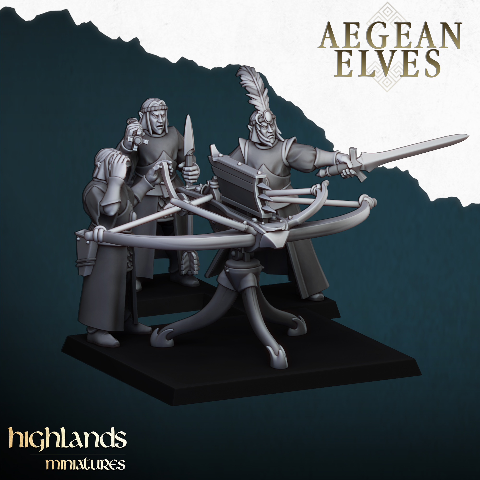 Ballista, Aegean Elves - Highlands Miniatures