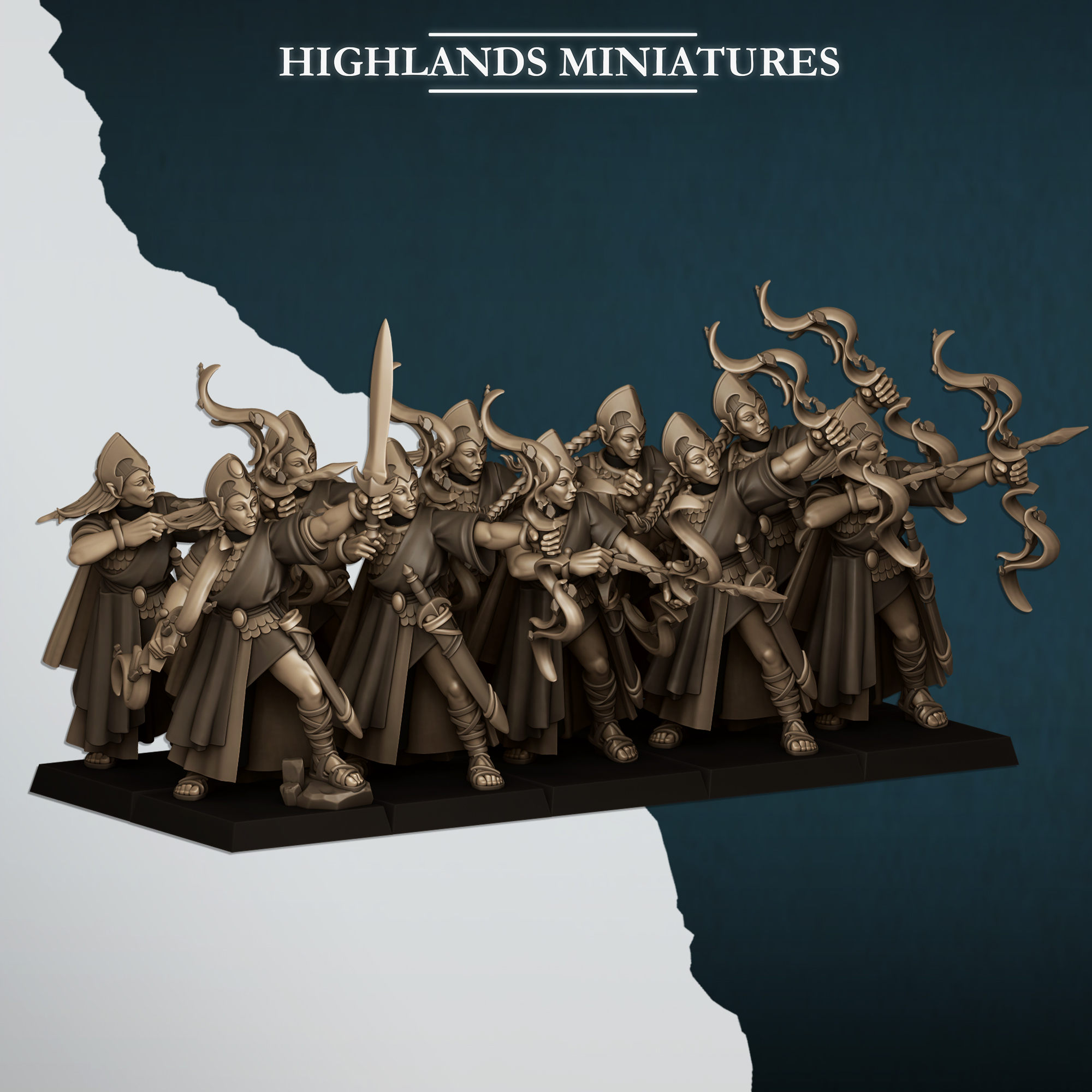 Aegean Maids, Aegean Elves - Highlands Miniatures