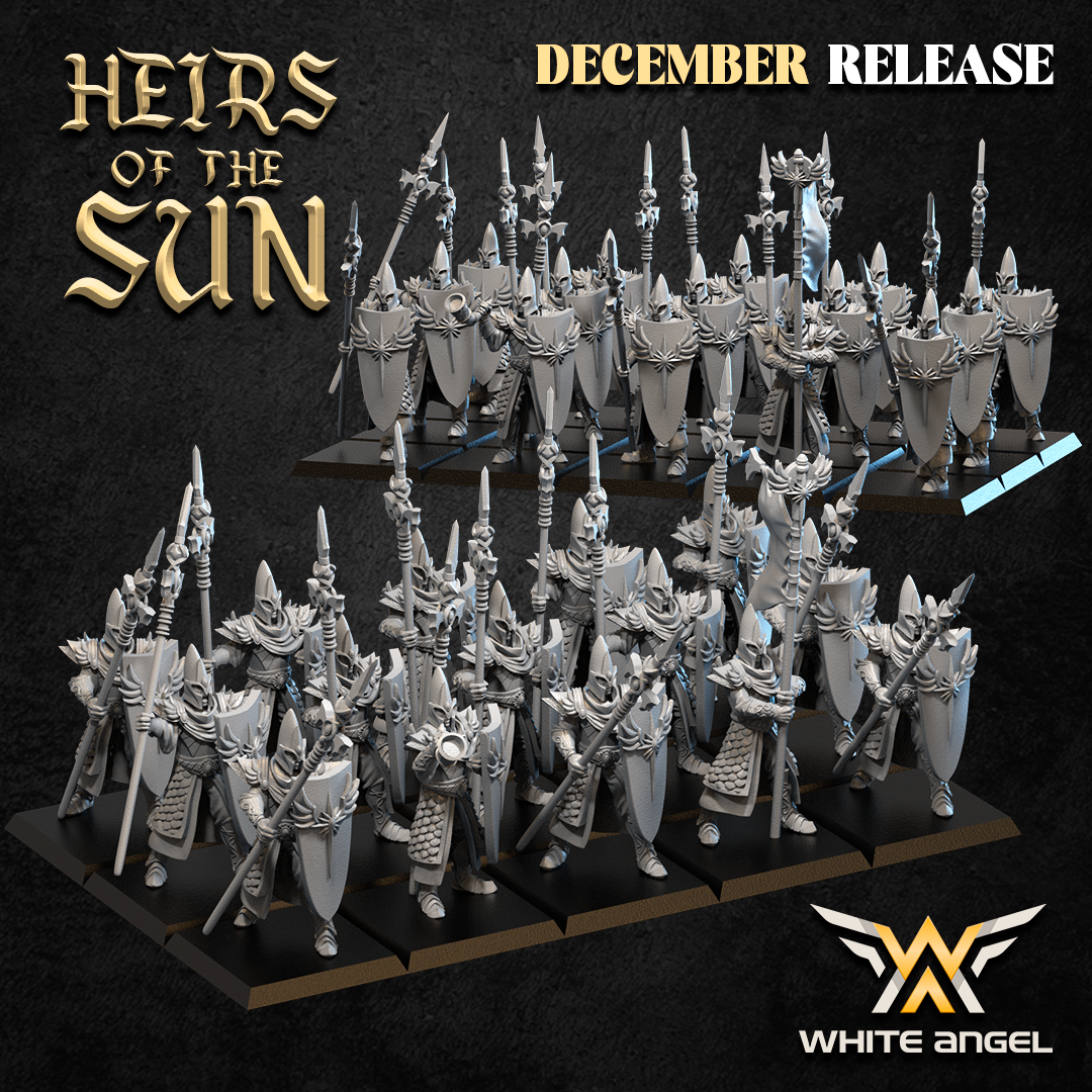 Guard of Light, Heirs of the Sun, White Angel Miniatures