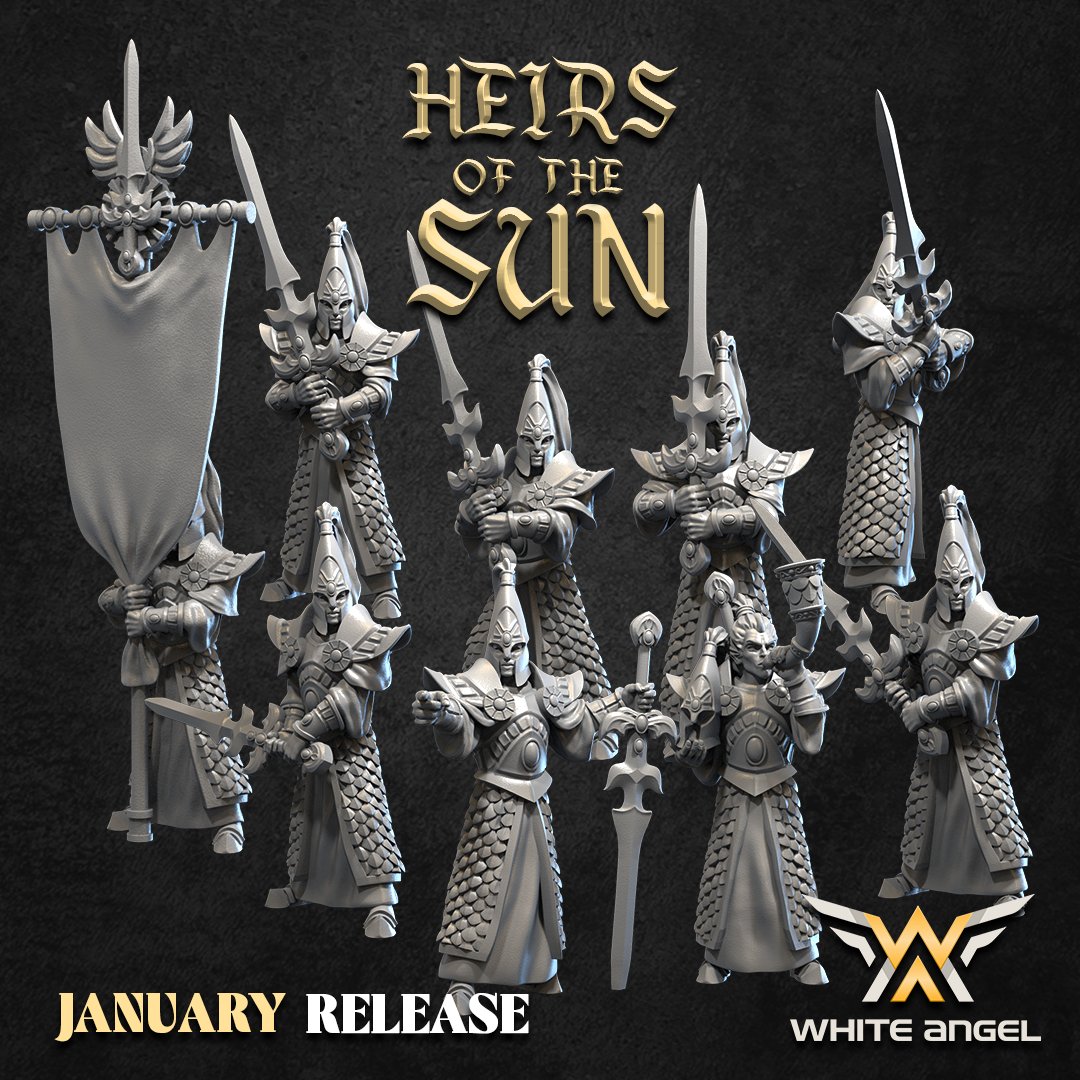 High Warrior of the Sun, Heirs of the Sun, White Angel Miniatures