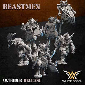 Beast Minotaur, Beastmen, White Angel Miniatures