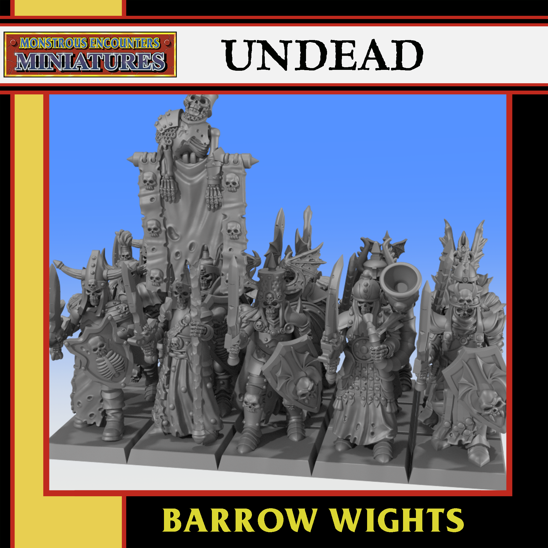 Barrow Wights Unit, Undead, Monstrous Encounters