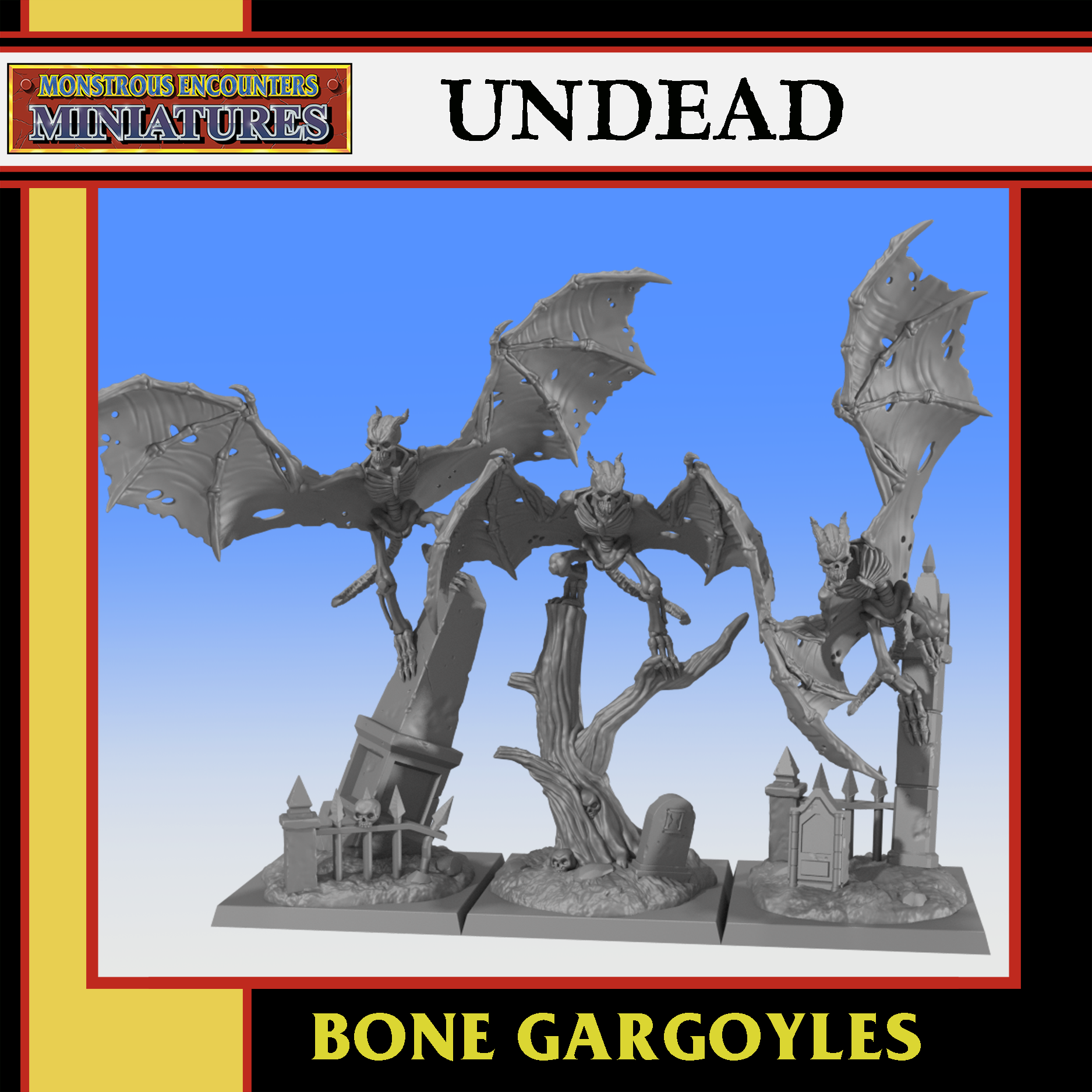 Bone Gargoyles Unit, Undead - Monstrous Encounters