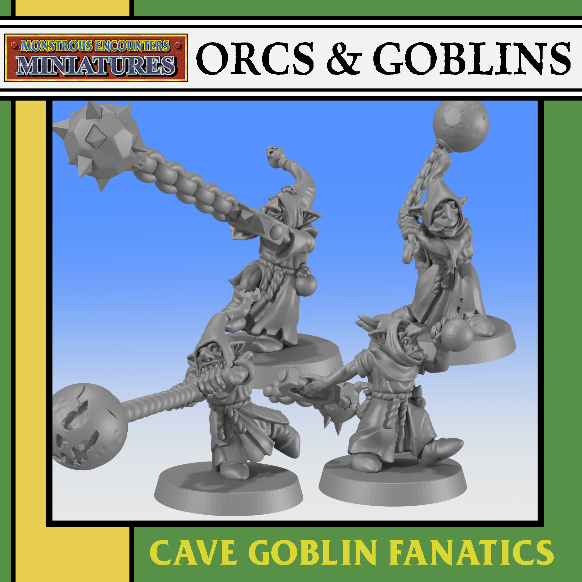 Cave Goblin Fanatics Unit, Orcs and Goblins- Monstrous Encounters