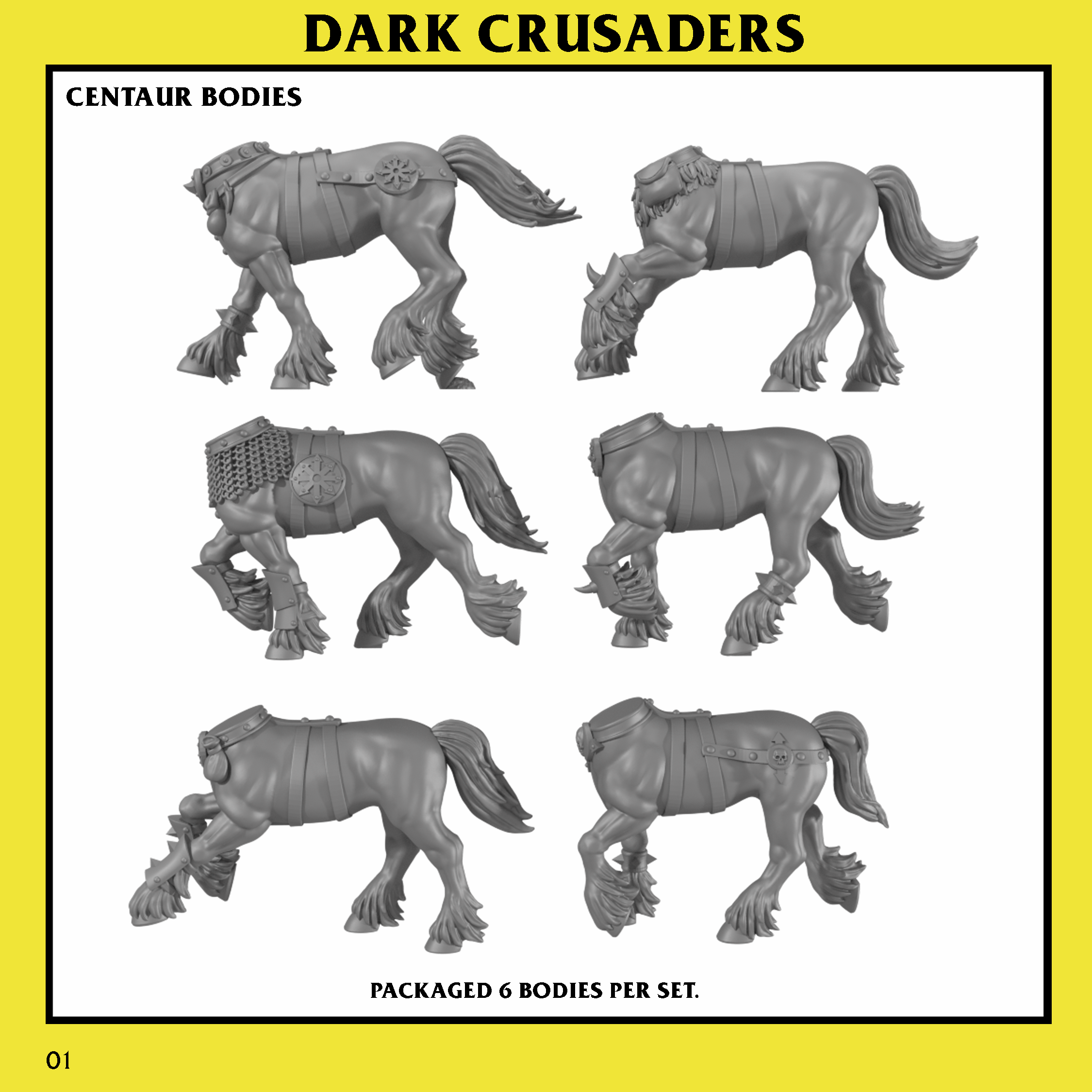 Centaurs Unit with Command Group – Dark Crusaders | Monstrous Encounters - Image 2