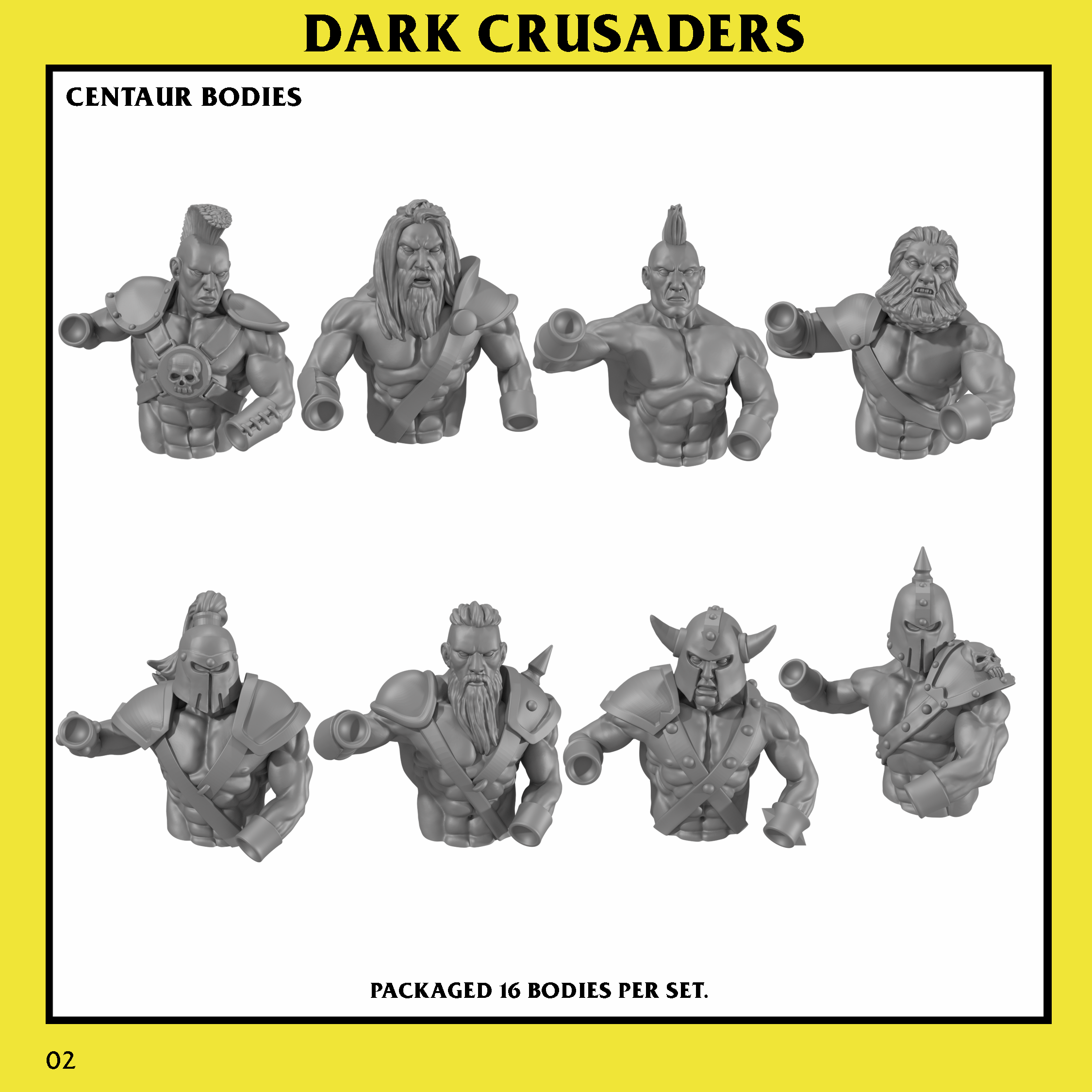 Centaurs Unit with Command Group – Dark Crusaders | Monstrous Encounters - Image 3