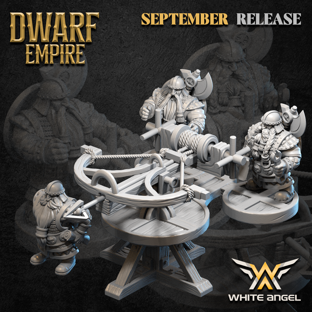 Dwarf Crossbow, Dwarf Empire - White Angel Miniatures